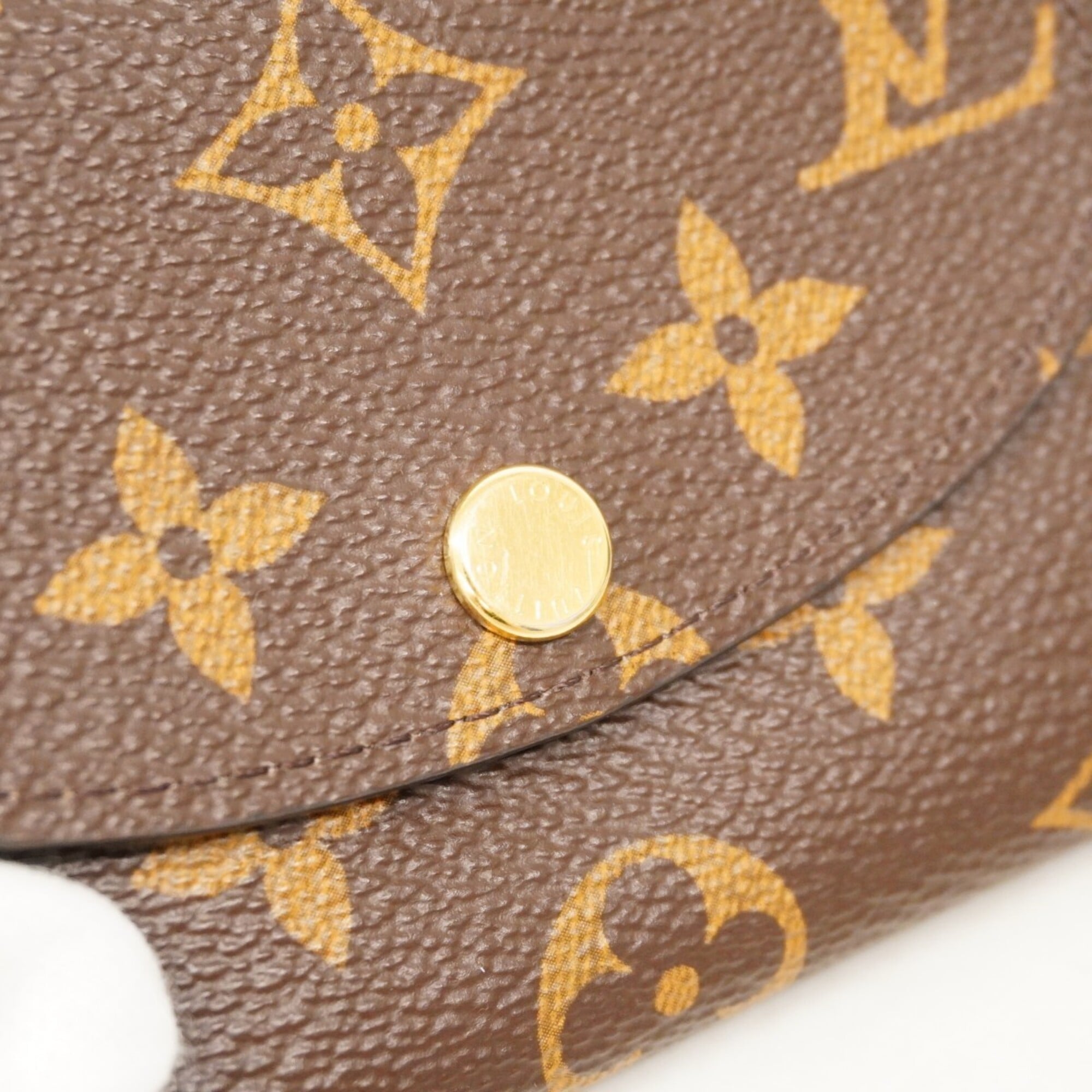Louis Vuitton Brown Fuchsia Coin Purse/Coin Case (Pre-Owned)