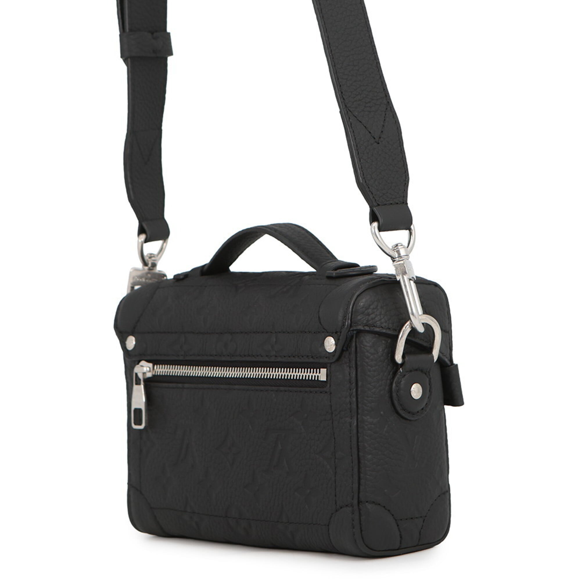 Louis Vuitton Taurillon Black Noir Handbag Shoulder Bag (Pre-Owned)