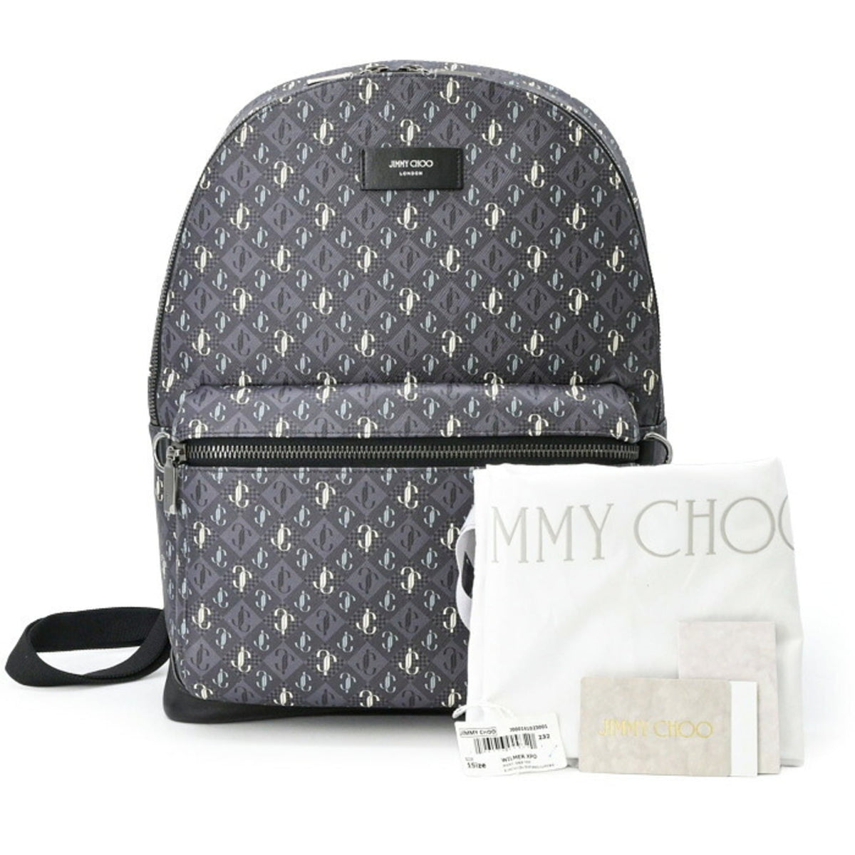 Jimmy Choo Gray Green Backpack (Pre-Owned)