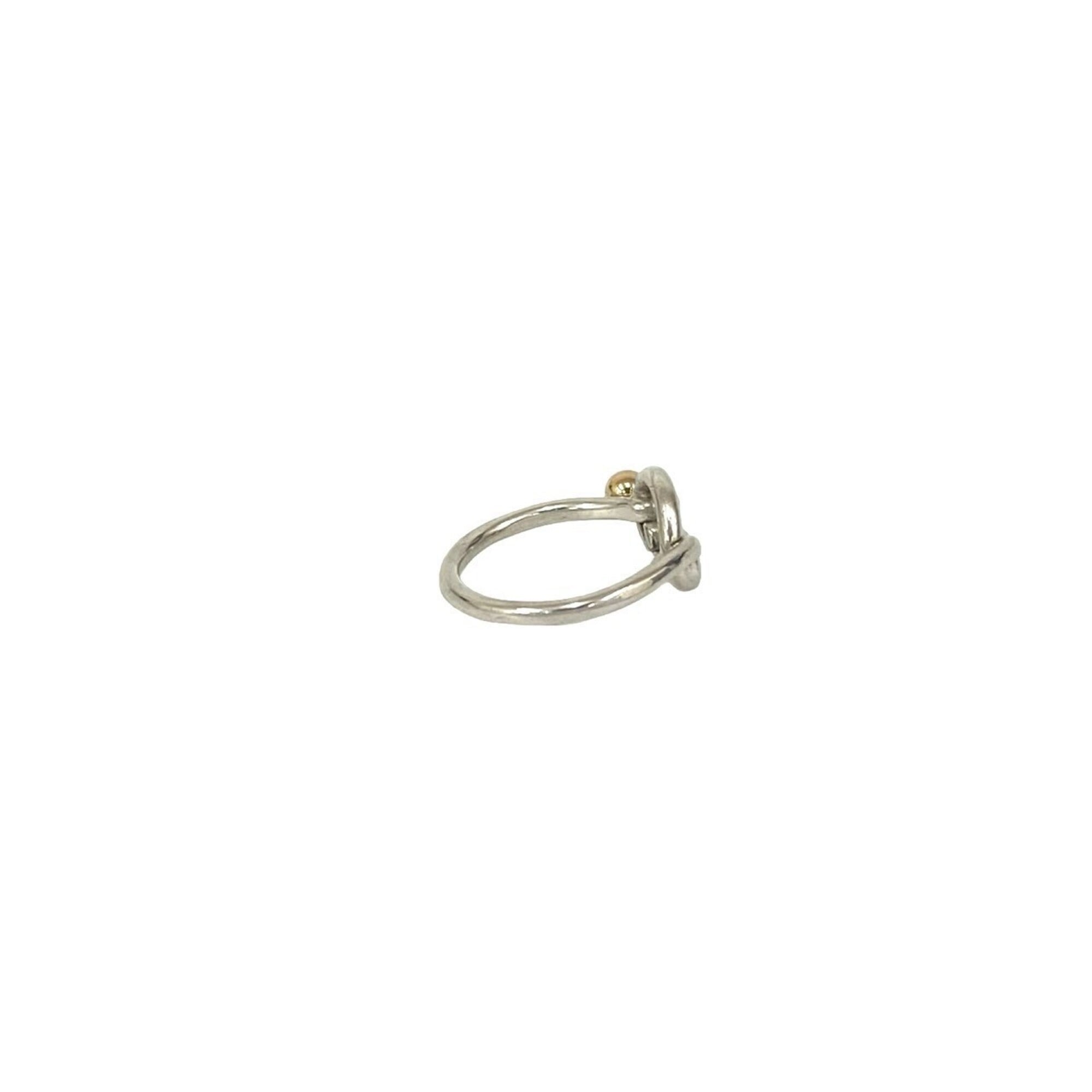 Tiffany Gold Silver Gold (18K) Silver 925 Band Ring (Pre-Owned)