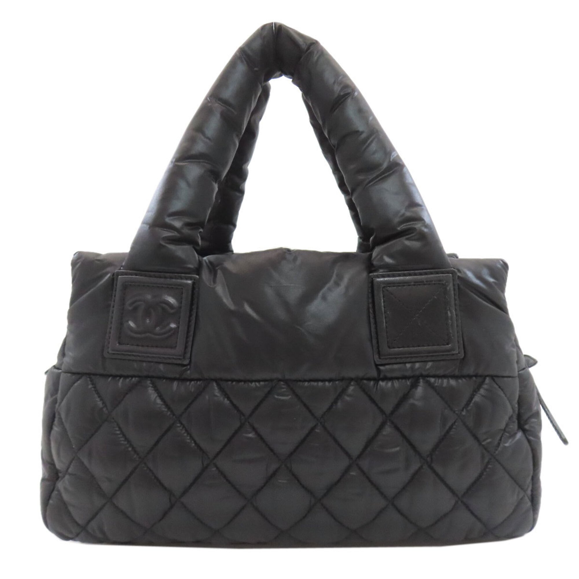 Chanel Black Nylon Handbag (Pre-Owned)