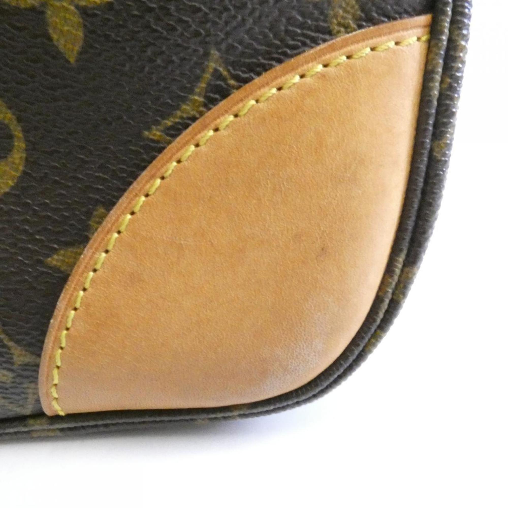 Louis Vuitton Marron Coated Canvas Shoulder Bag (Pre-Owned)
