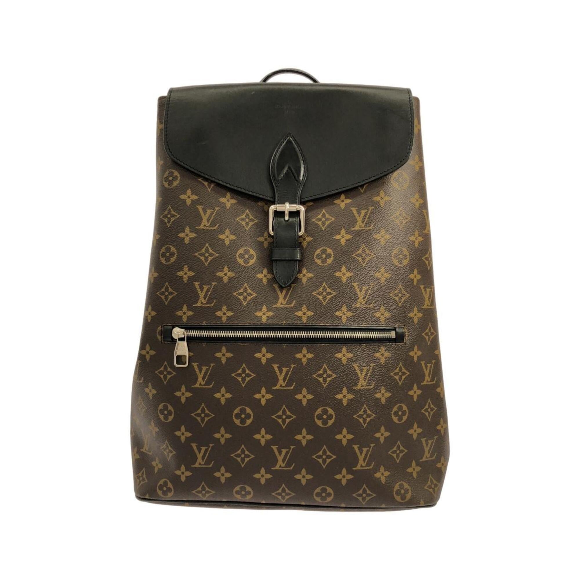 Louis Vuitton Marron Coated Canvas Backpack (Pre-Owned)
