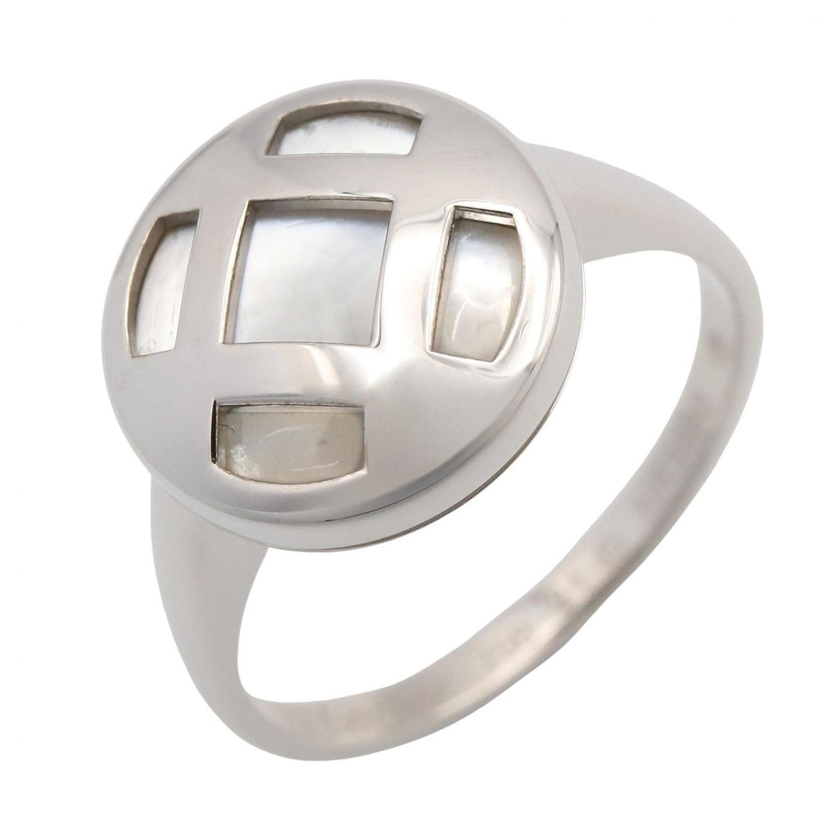 Cartier Silver Clear White Gold (18K) Band Ring (Pre-Owned)