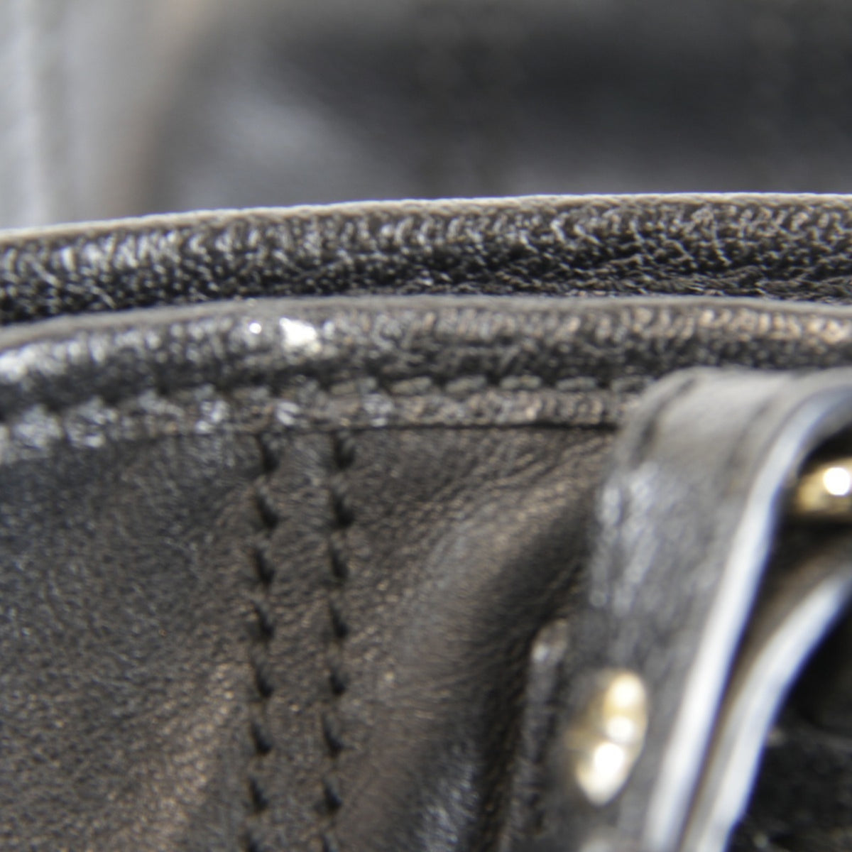 Celine Black Leather Tote Bag (Pre-Owned)