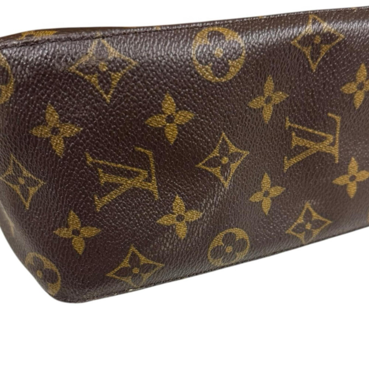 Louis Vuitton Brown Monogram Canvas Shoulder Bag (Pre-Owned)