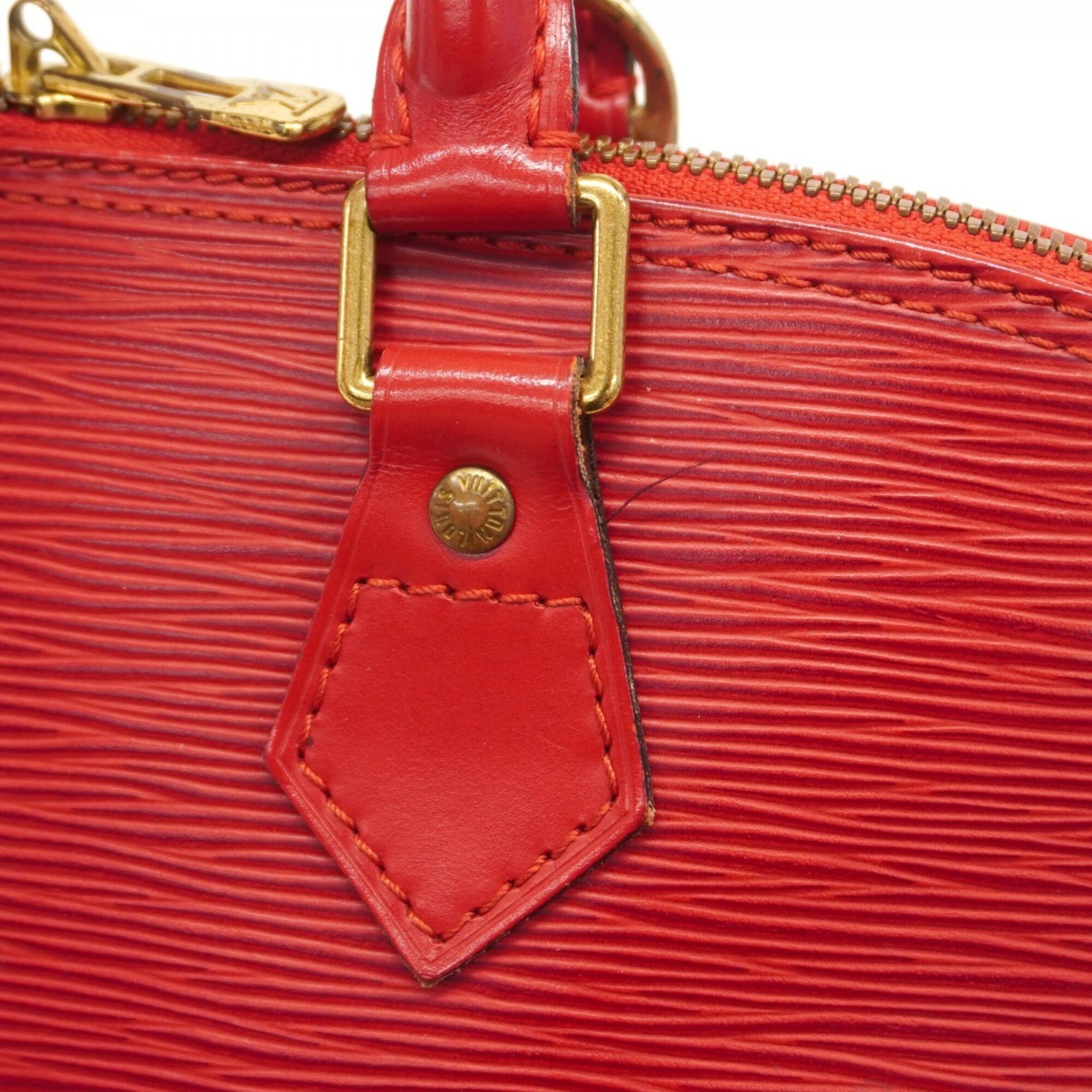 Louis Vuitton Castilian Red Handbag (Pre-Owned)