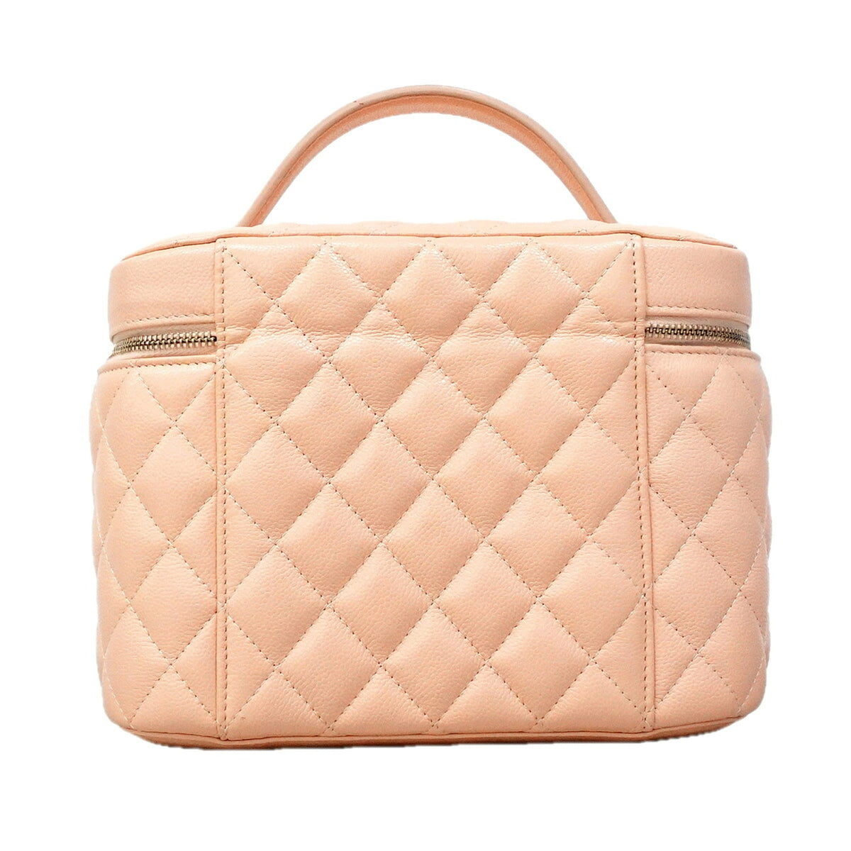 Chanel Pink Grained Calfskin Vanity Bag (Pre-Owned)