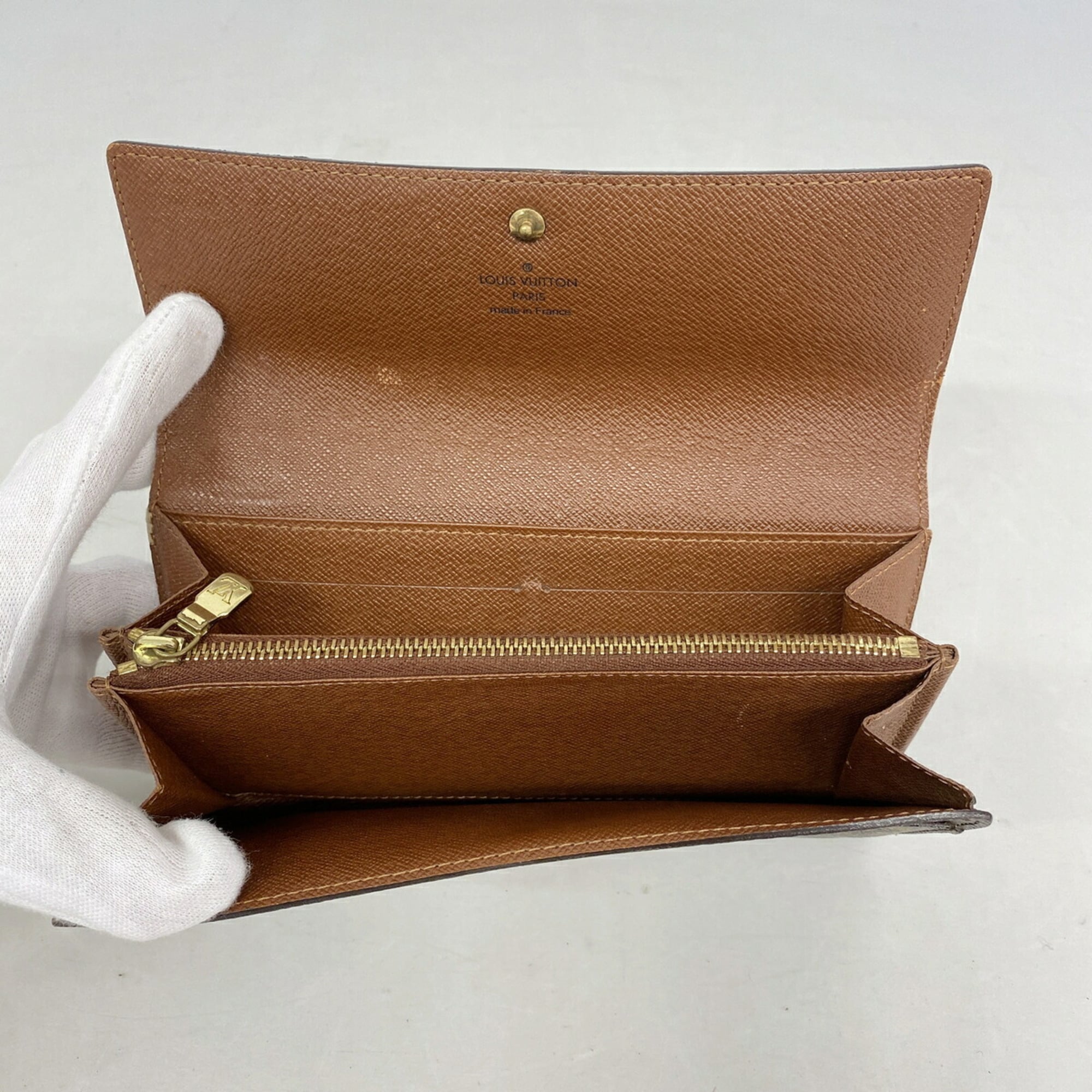 Louis Vuitton Brown Long Wallet (Bi-Fold) (Pre-Owned)