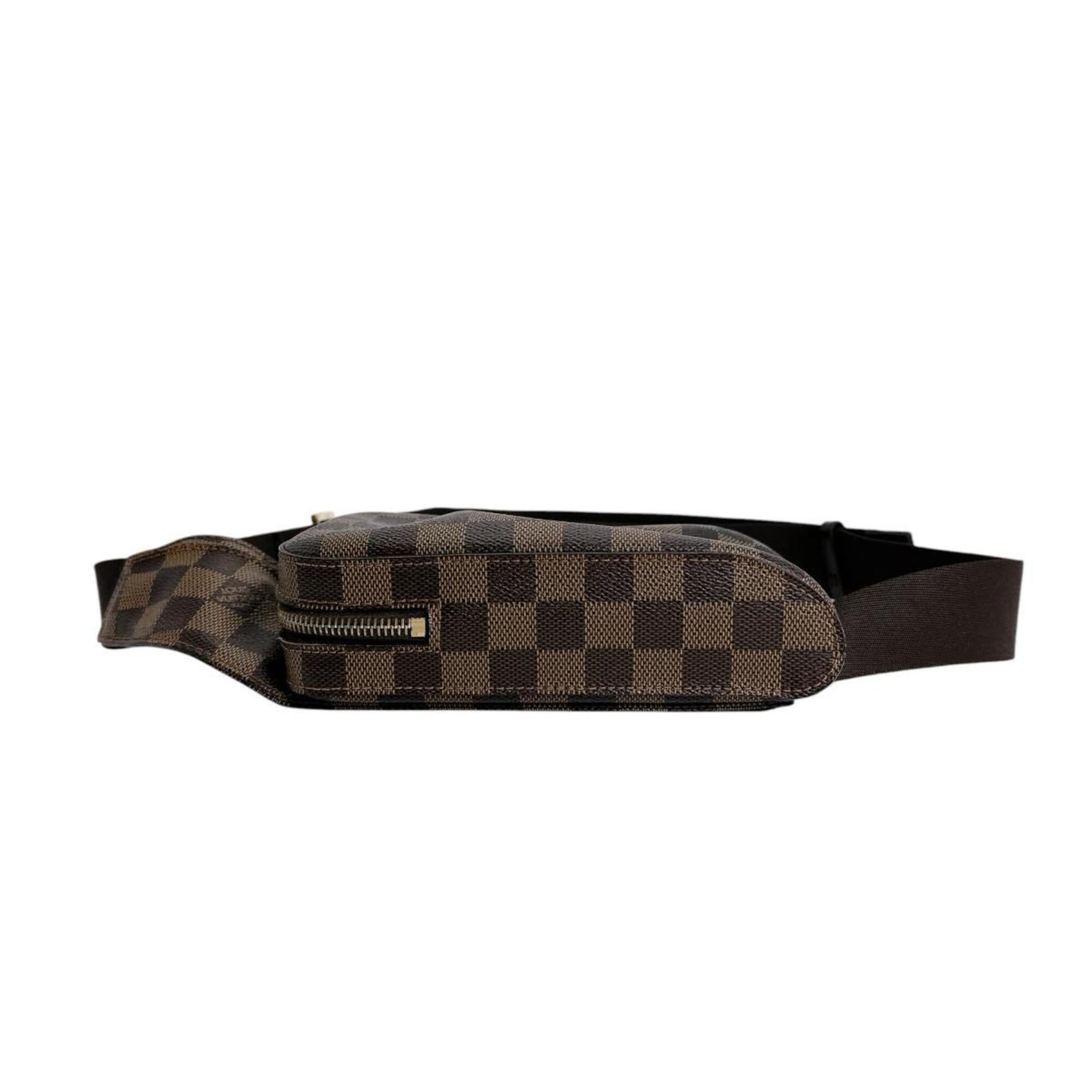 Louis Vuitton Brown Galle Or Damier Canvas Pouch Sling Bag (Pre-Owned)