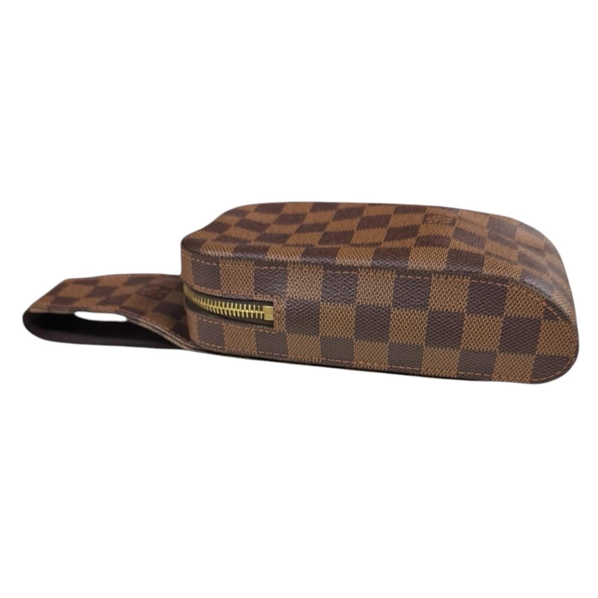 Louis Vuitton Brown Damier Canvas Sling Bag (Pre-Owned)