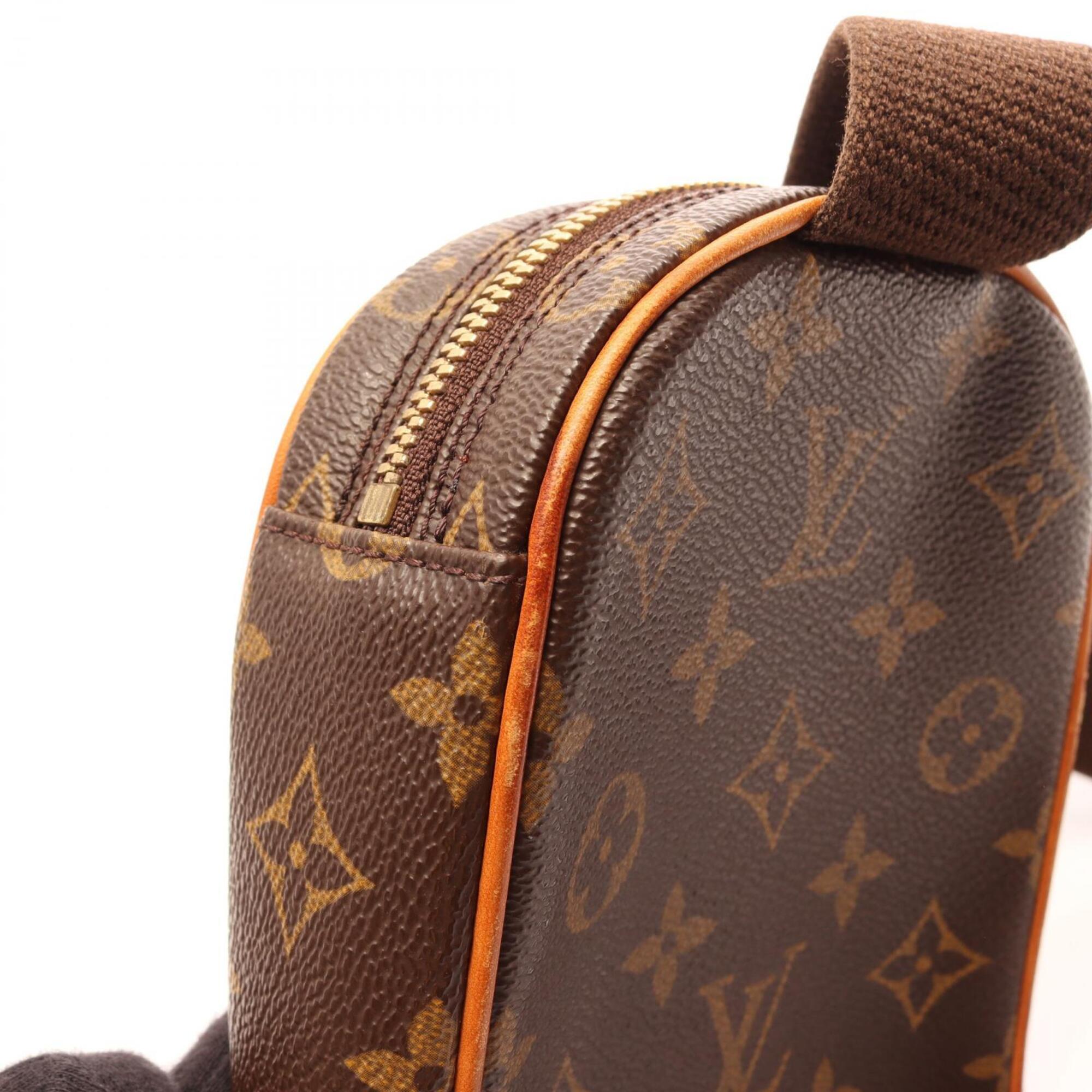 Louis Vuitton Brown Pvc Leather Fanny Pack Handbag (Pre-Owned)