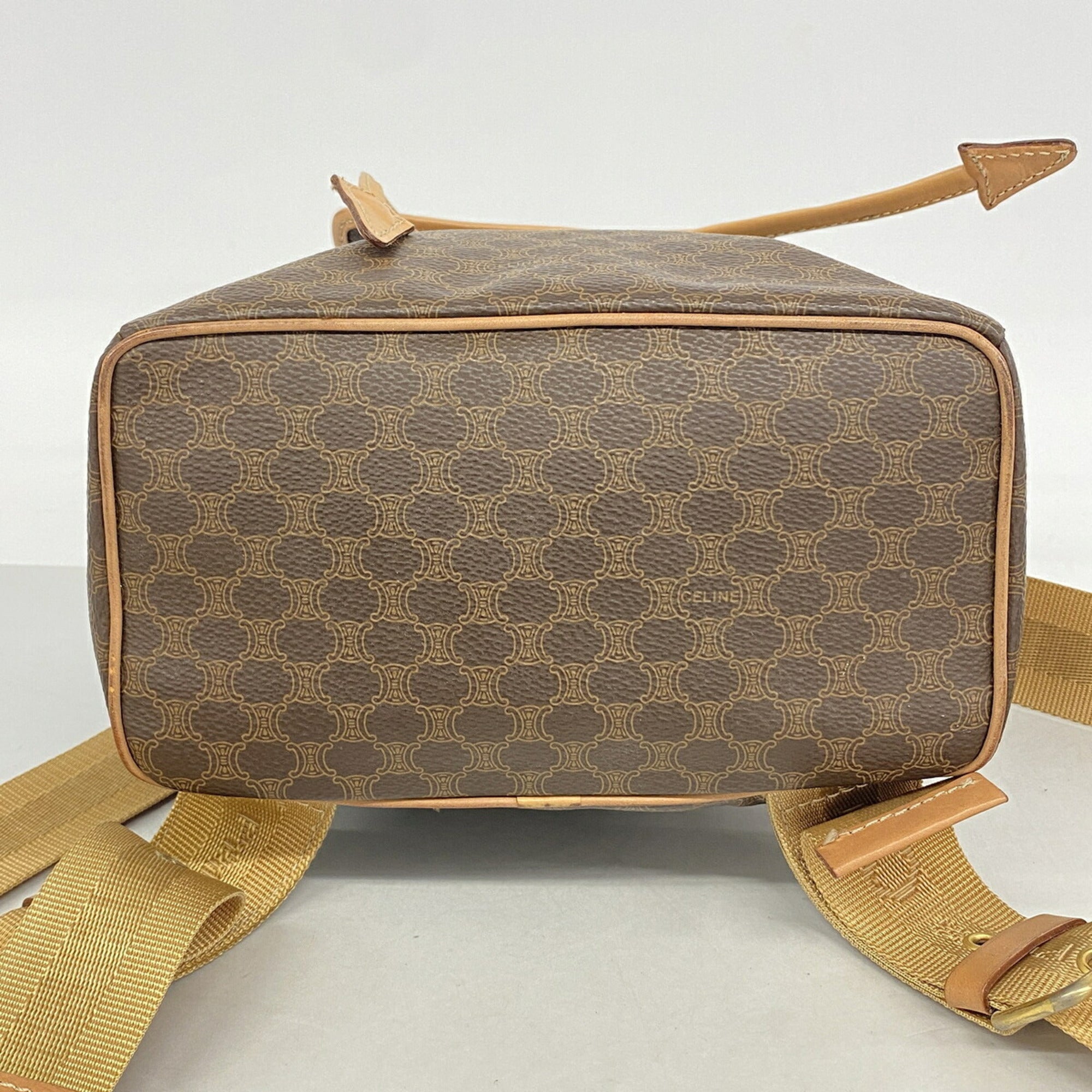 Celine Brown Pvc Backpack (Pre-Owned)