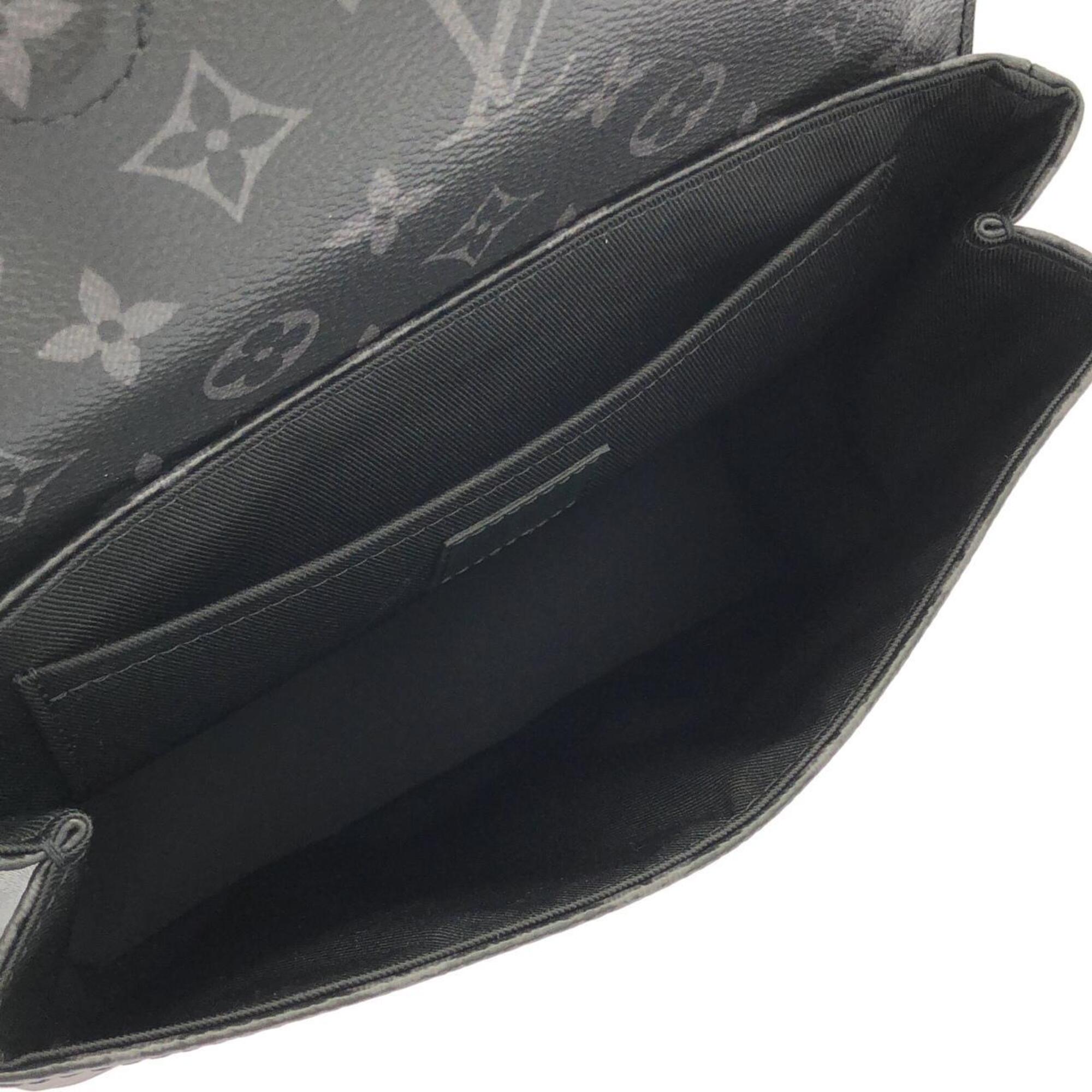 Louis Vuitton Black Coated Canvas Handbag (Pre-Owned)