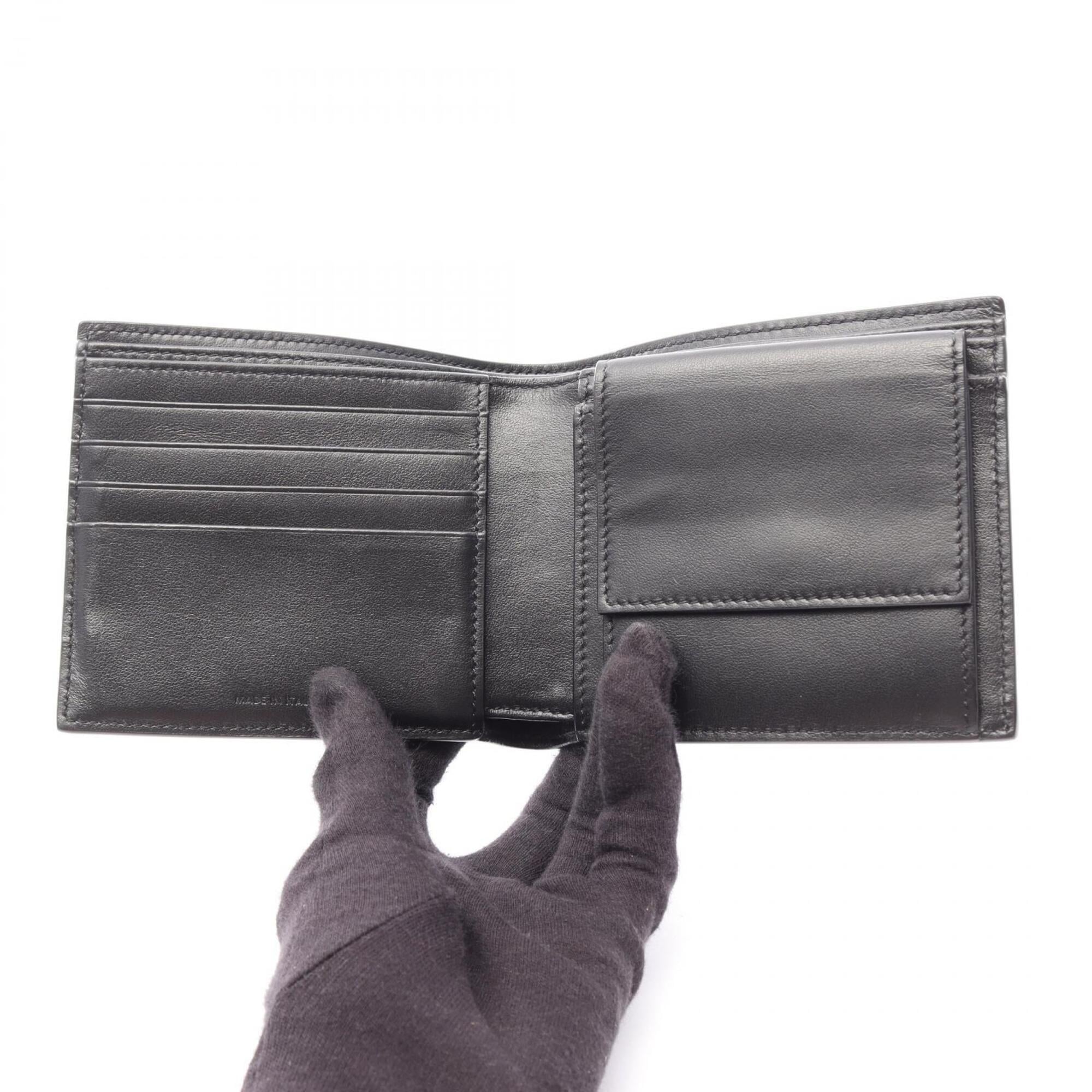 Celine Black Leather Wallet (Bi-Fold) (Pre-Owned)