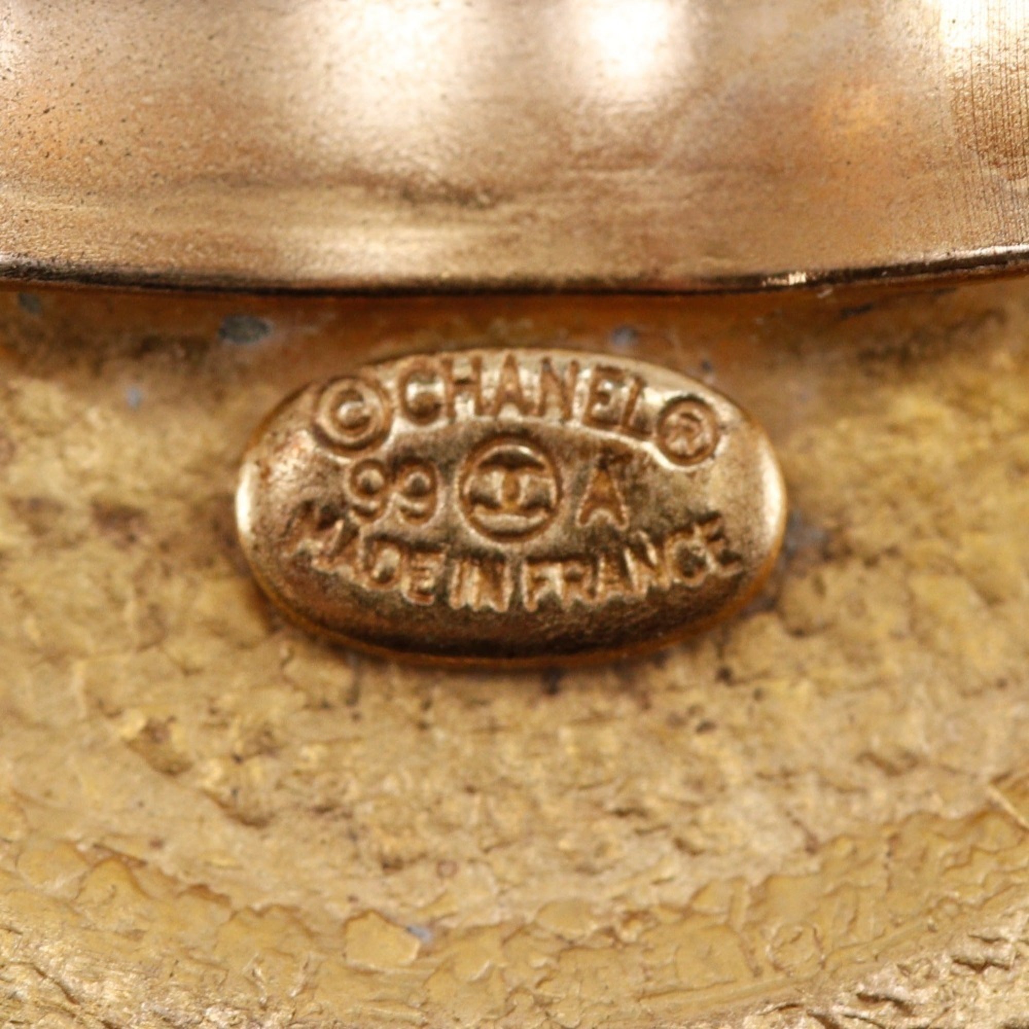 Chanel Gold Plating Band Ring (Pre-Owned)