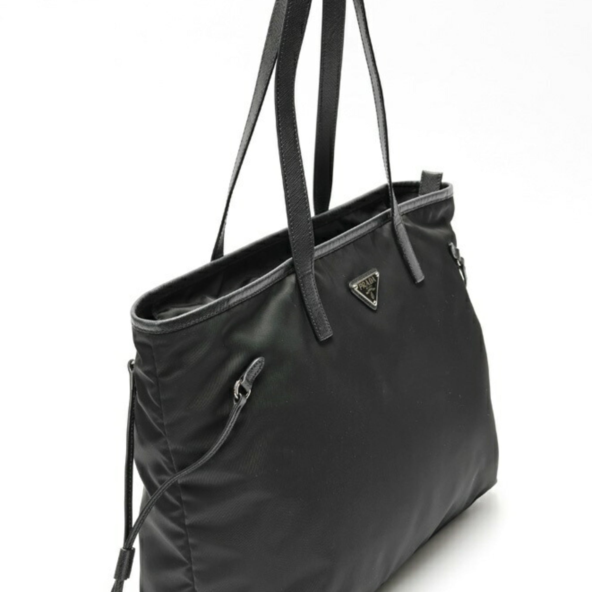 Prada Black Nylon Tote Bag (Pre-Owned)