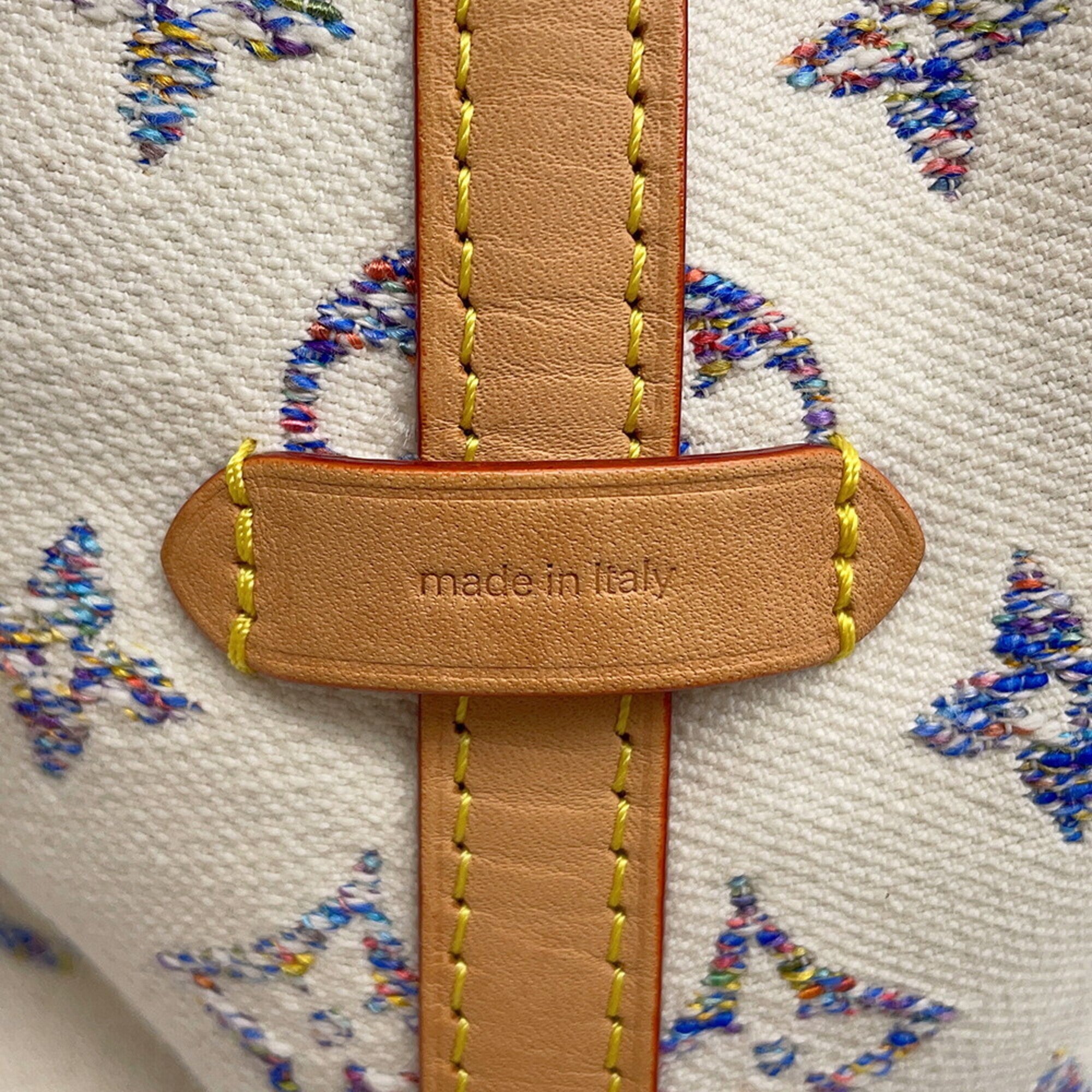 Louis Vuitton Monogram Off-White Or Monogram Handbag Pouch Shoulder Bag (Pre-Owned)