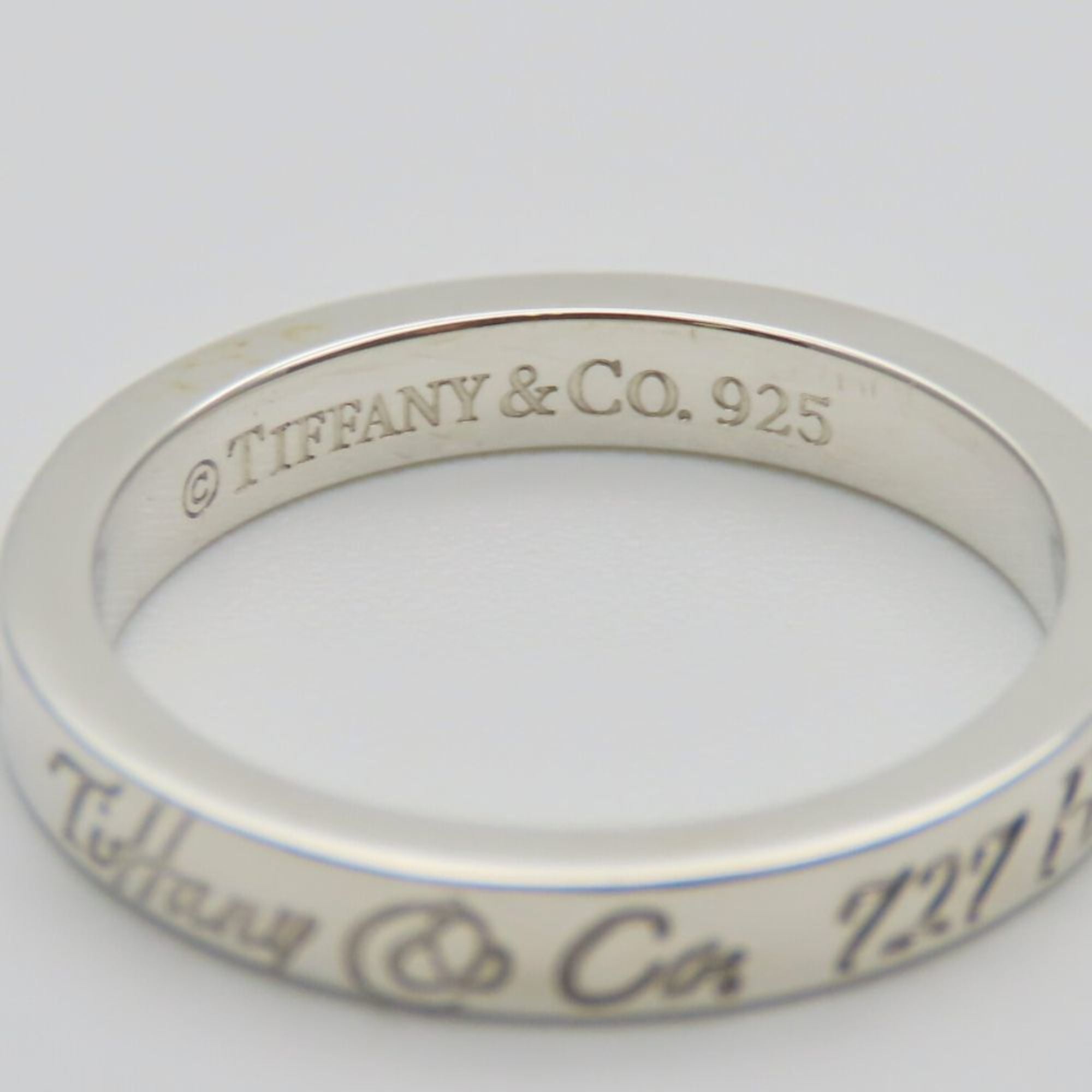 Tiffany Silver Silver 925 Band Ring (Pre-Owned)