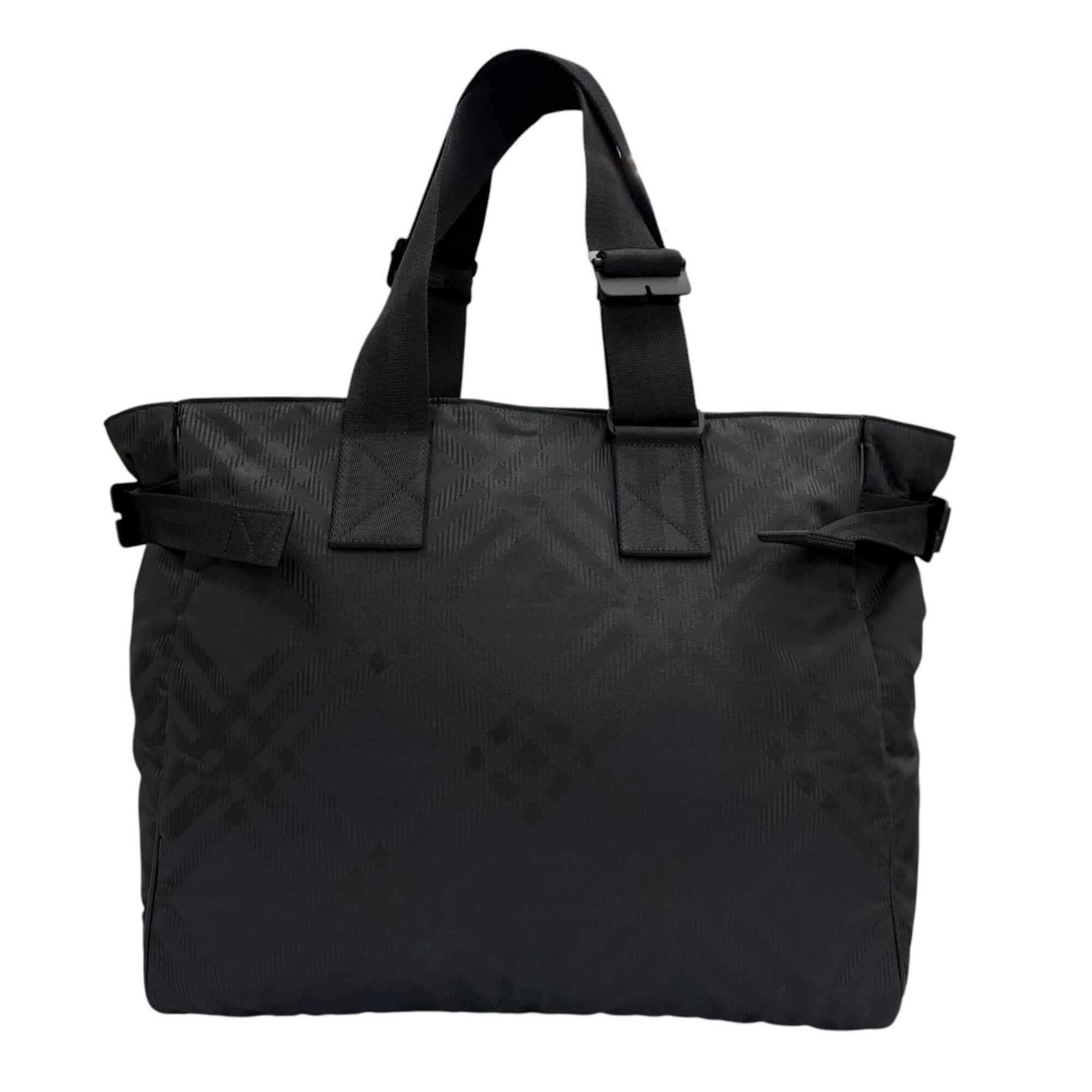 Burberry Black Nylon Tote Bag (Pre-Owned)