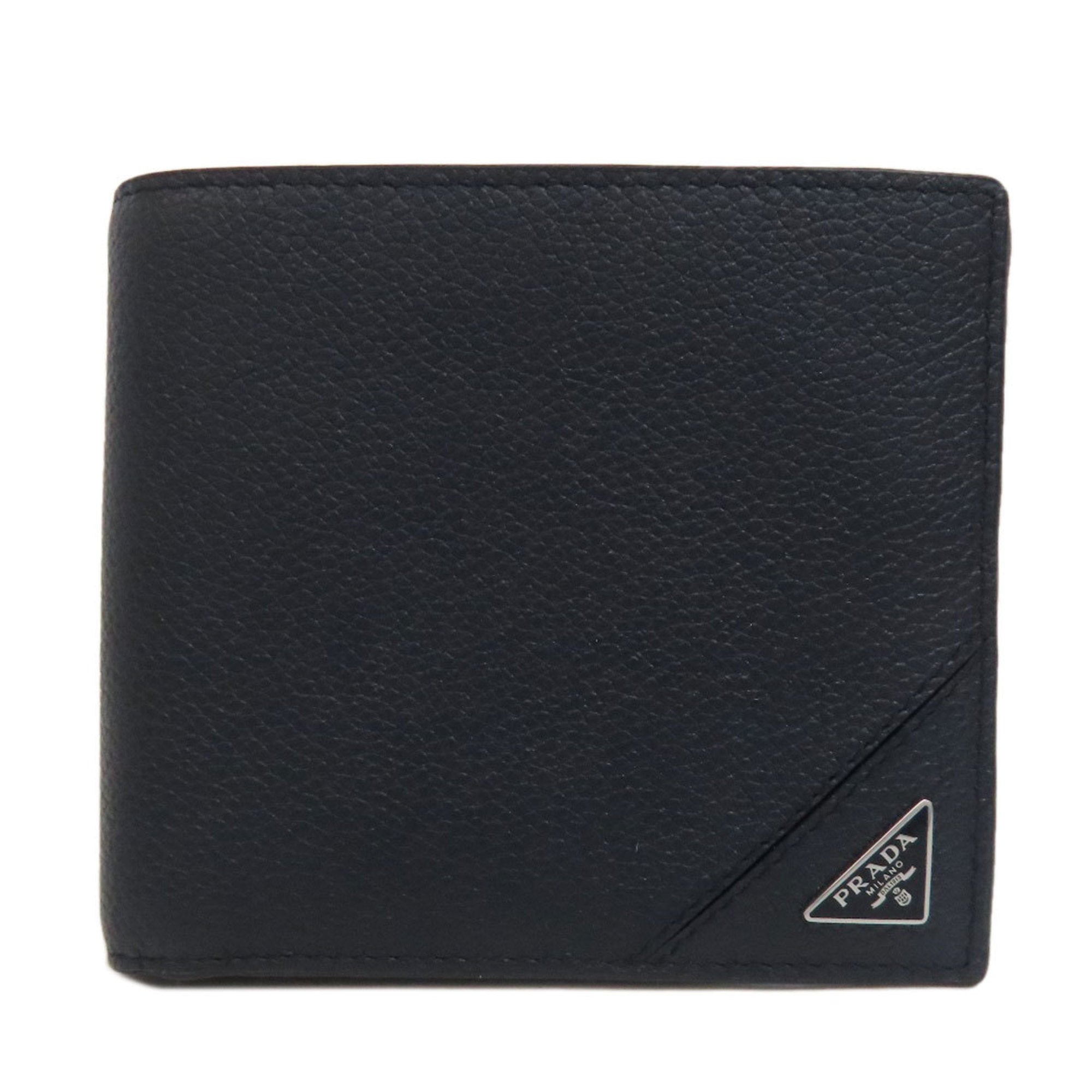Prada Black Leather Wallet (Bi-Fold) (Pre-Owned)