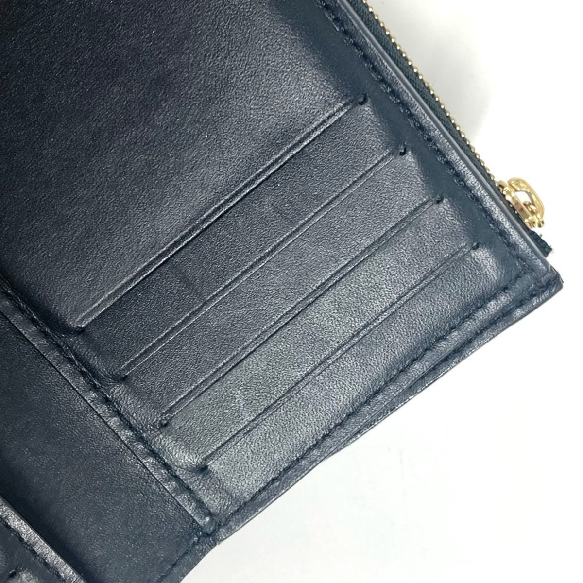Louis Vuitton Monogram Black Brown Monogram Wallet (Tri-Fold) (Pre-Owned)