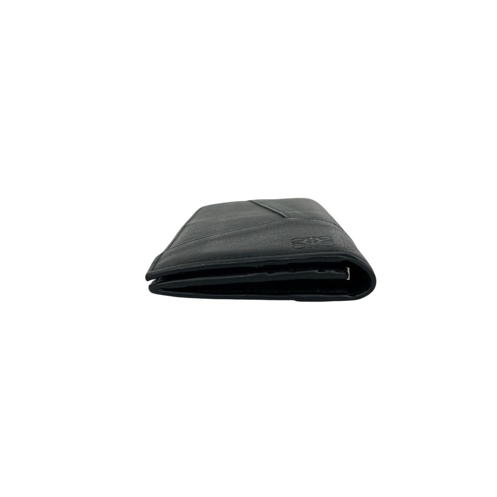 Loewe Black Leather Long Wallet (Bi-Fold) (Pre-Owned)