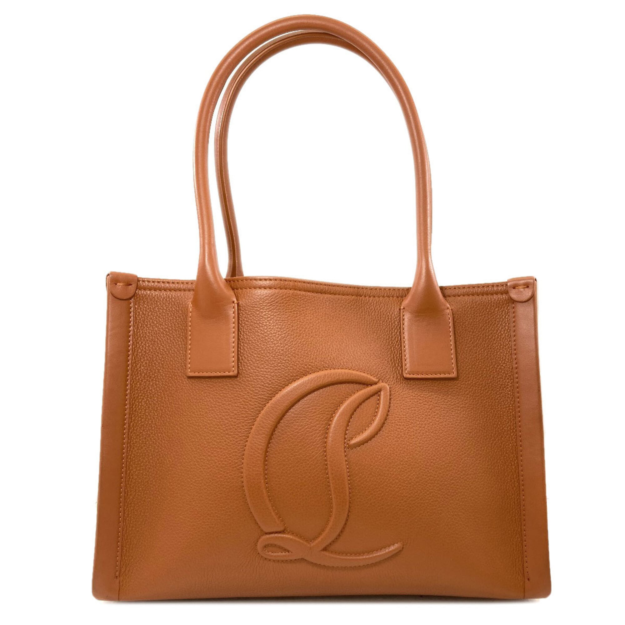 Christian Louboutin Brown Leather Tote Bag (Pre-Owned)