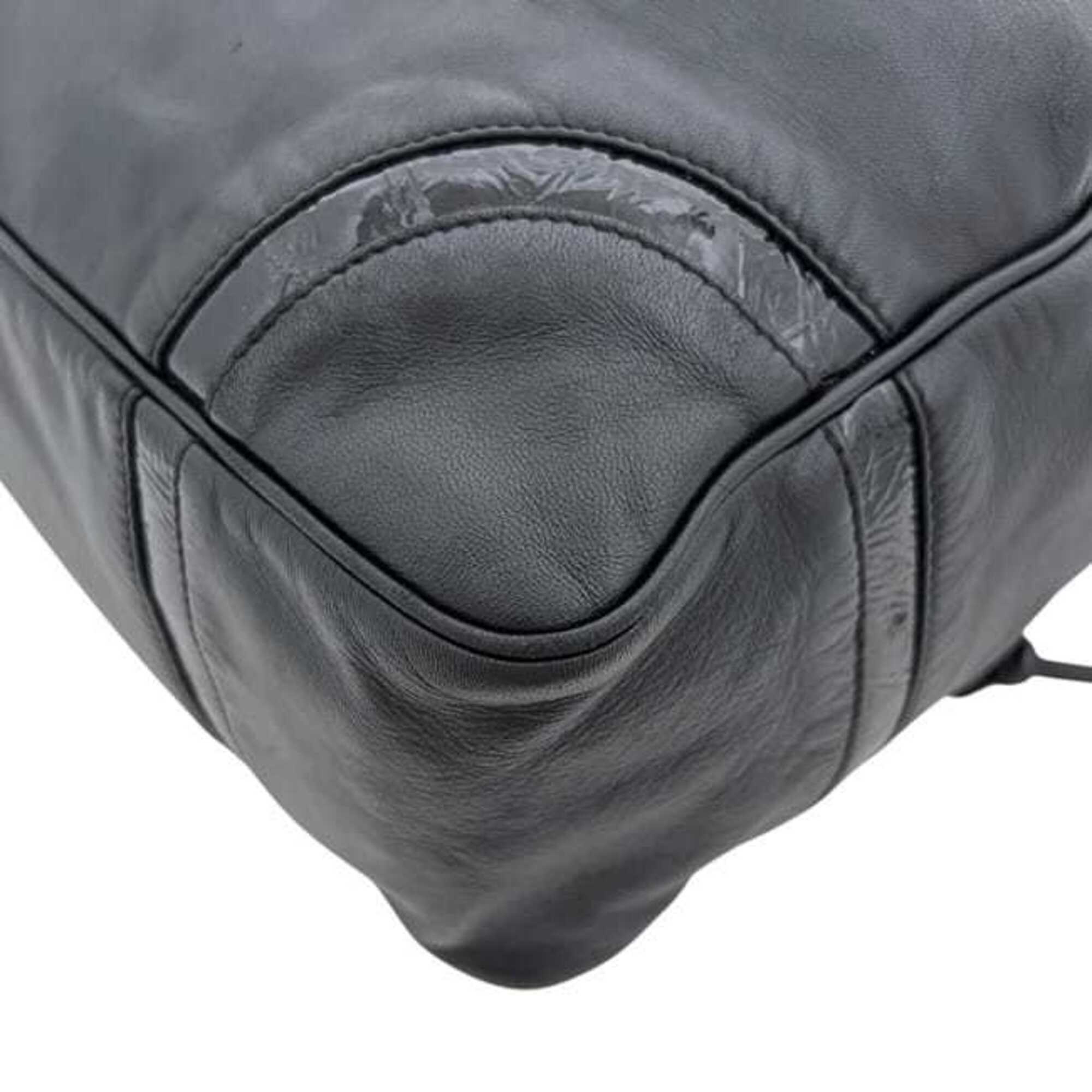 Loewe Black Leather Tote Bag (Pre-Owned)