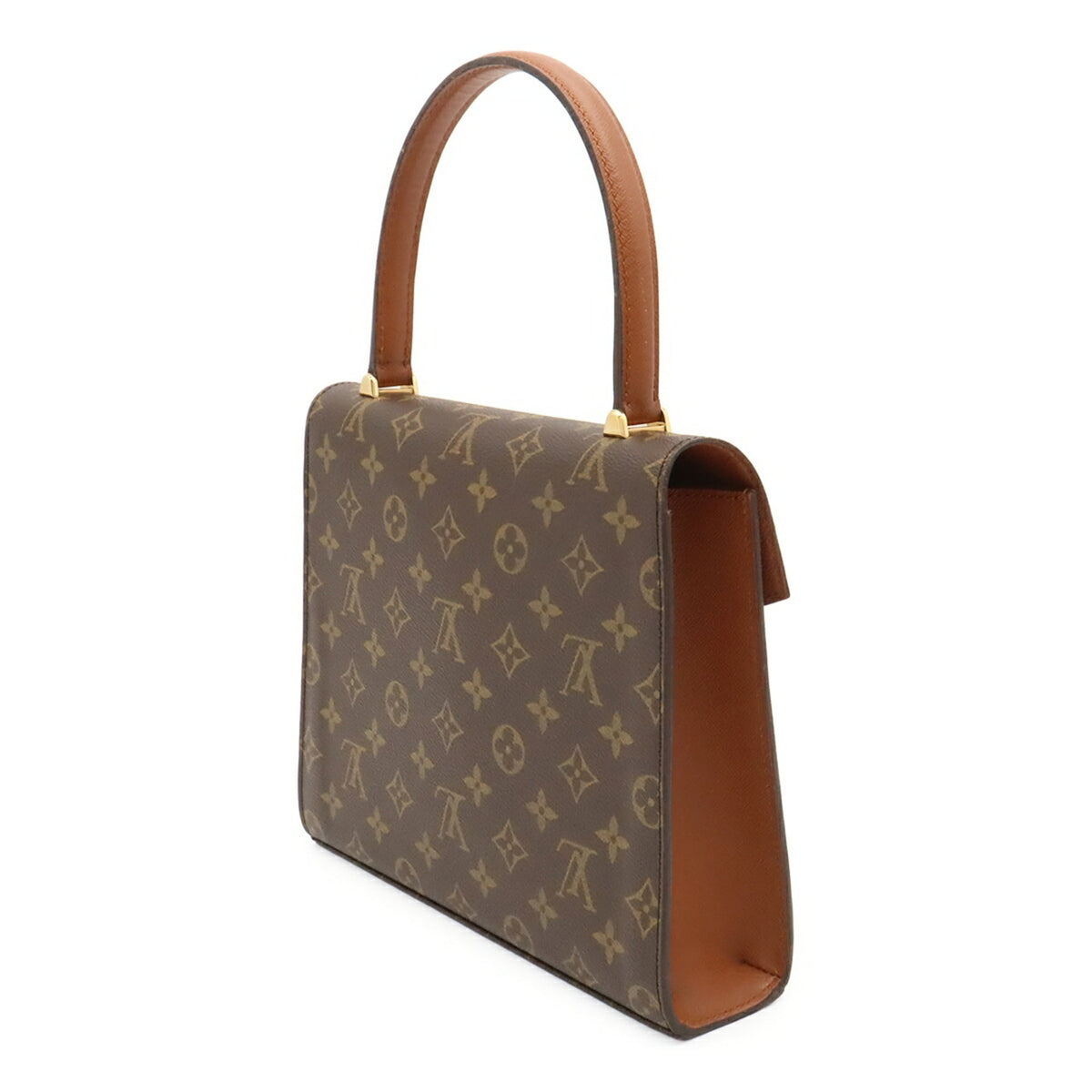 Louis Vuitton Brown Monogram Canvas Pvc Coated Canvas Handbag (Pre-Owned)