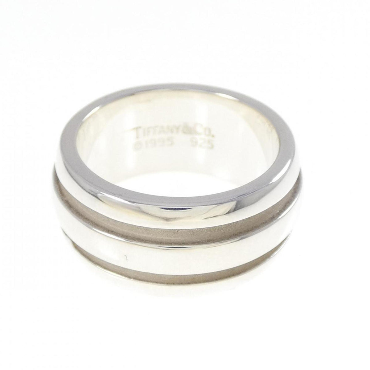 Tiffany Atlas Silver 925 Band Ring (Pre-Owned)
