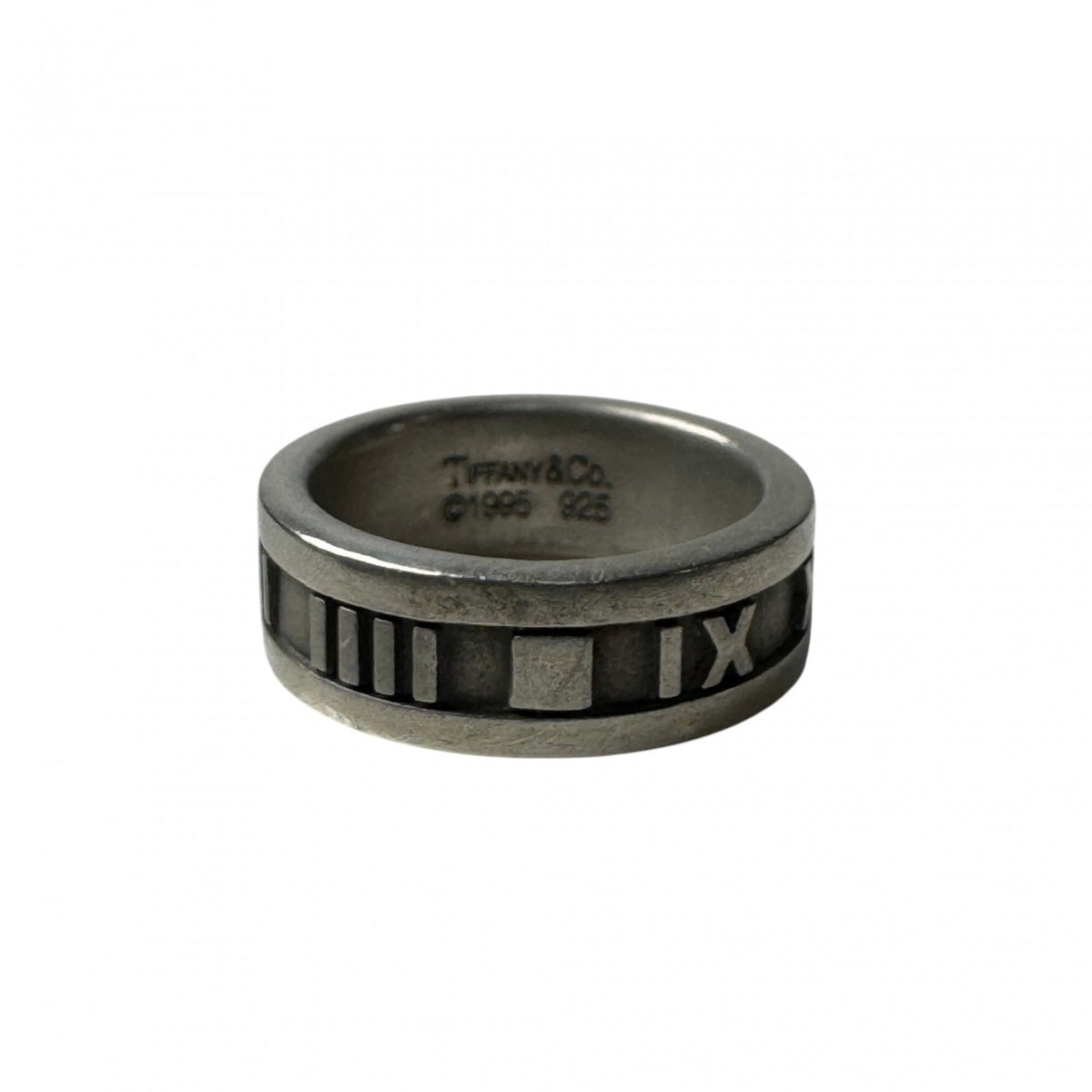 Tiffany Silver Silver 925 Band Ring (Pre-Owned)