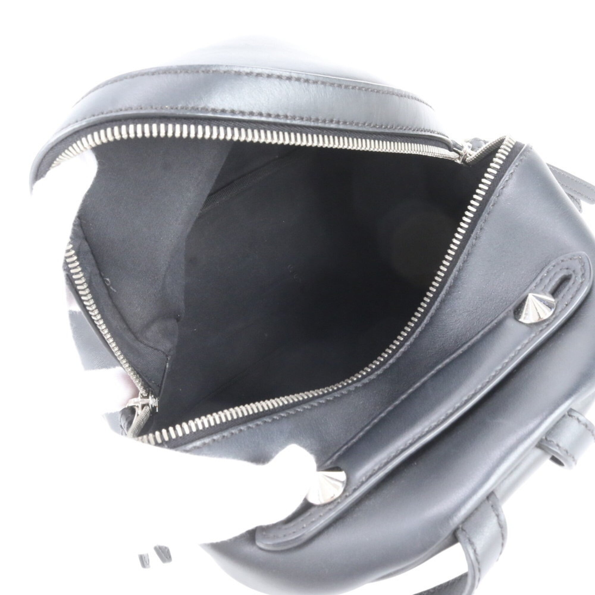 Fendi Black Leather Backpack (Pre-Owned)