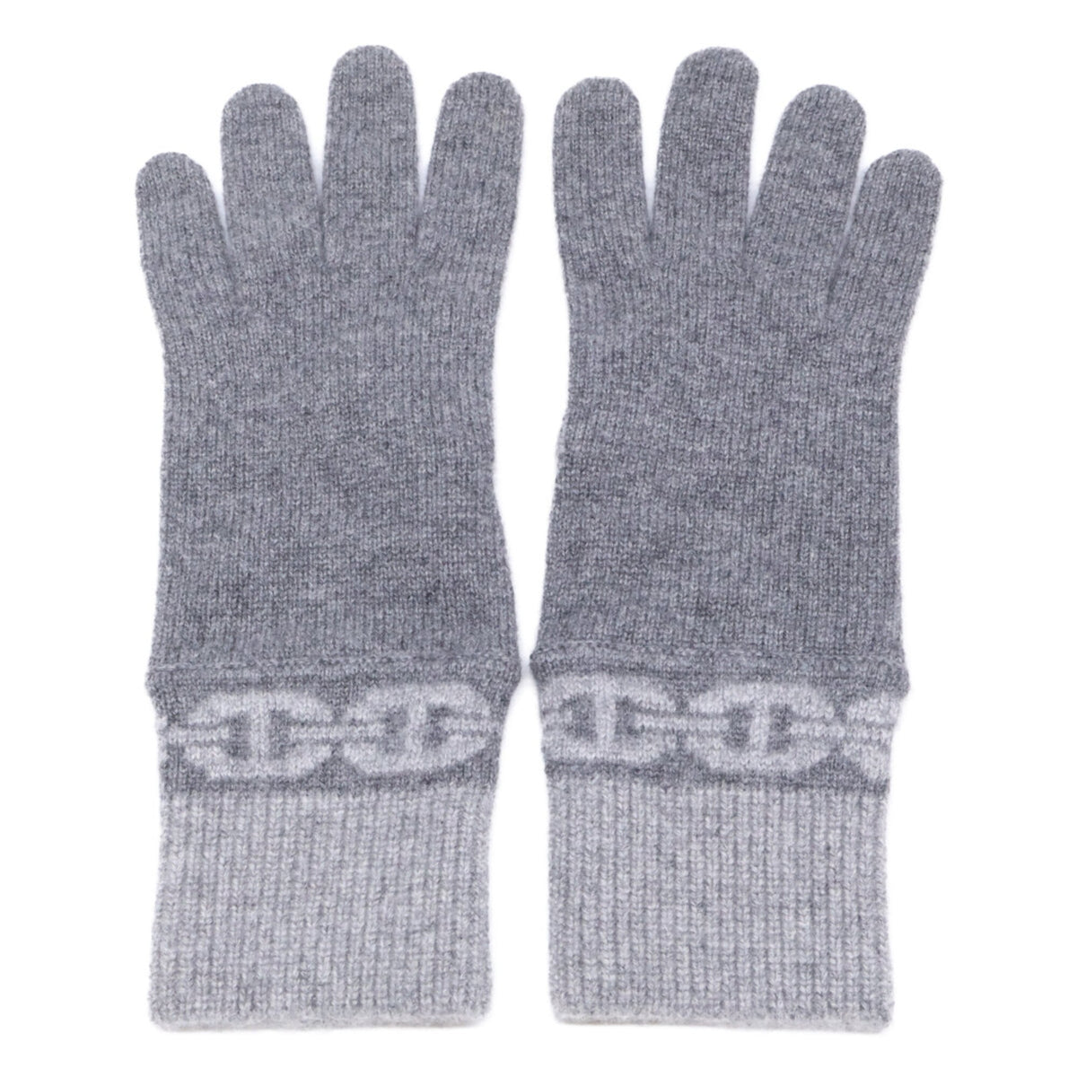 Hermes Gray Cashmere Warm Gloves (Pre-Owned)