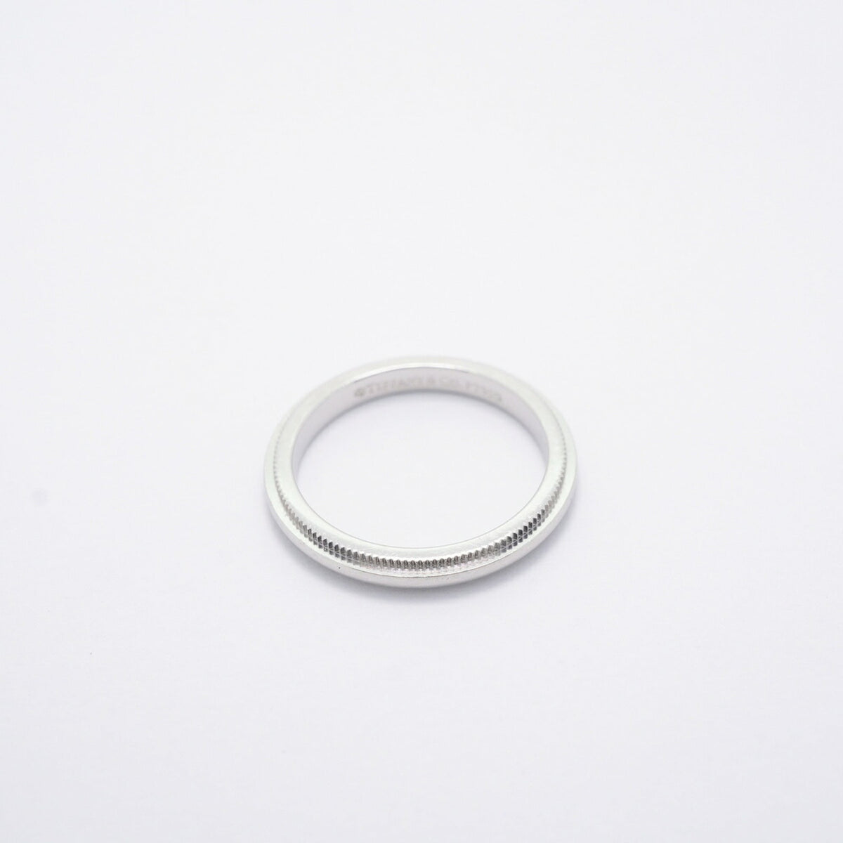 Tiffany Platinum 950 Band Ring (Pre-Owned)
