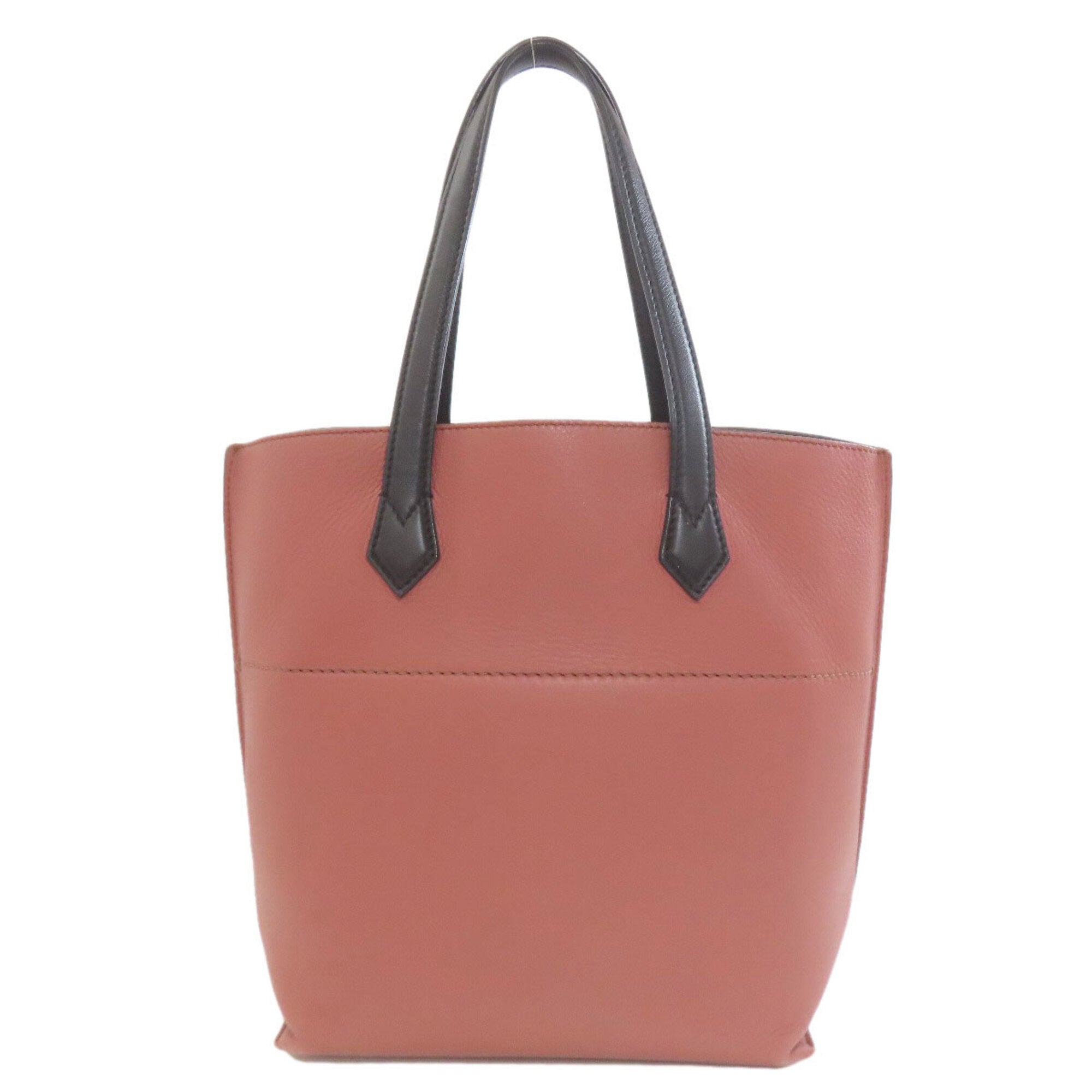 Fendi Pink Leather Tote Bag (Pre-Owned)