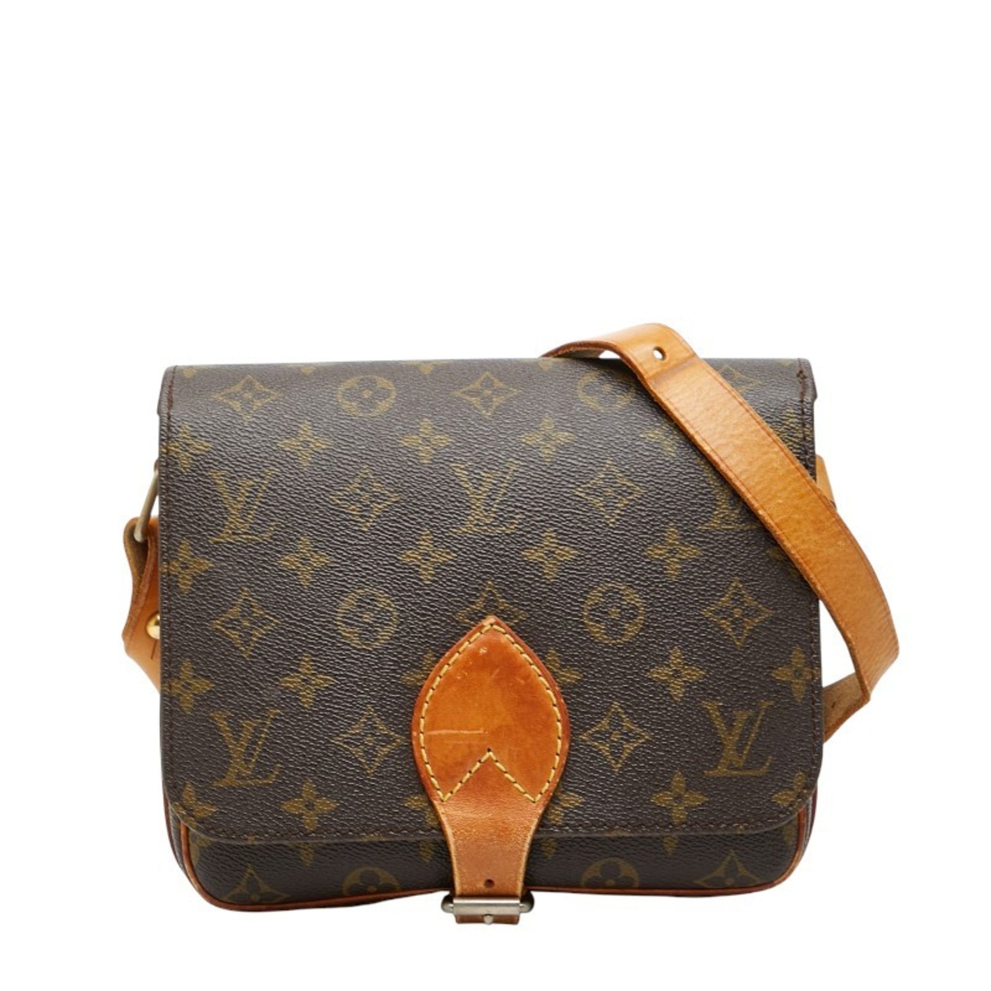 Louis Vuitton Brown Pvc Leather Shoulder Bag (Pre-Owned)