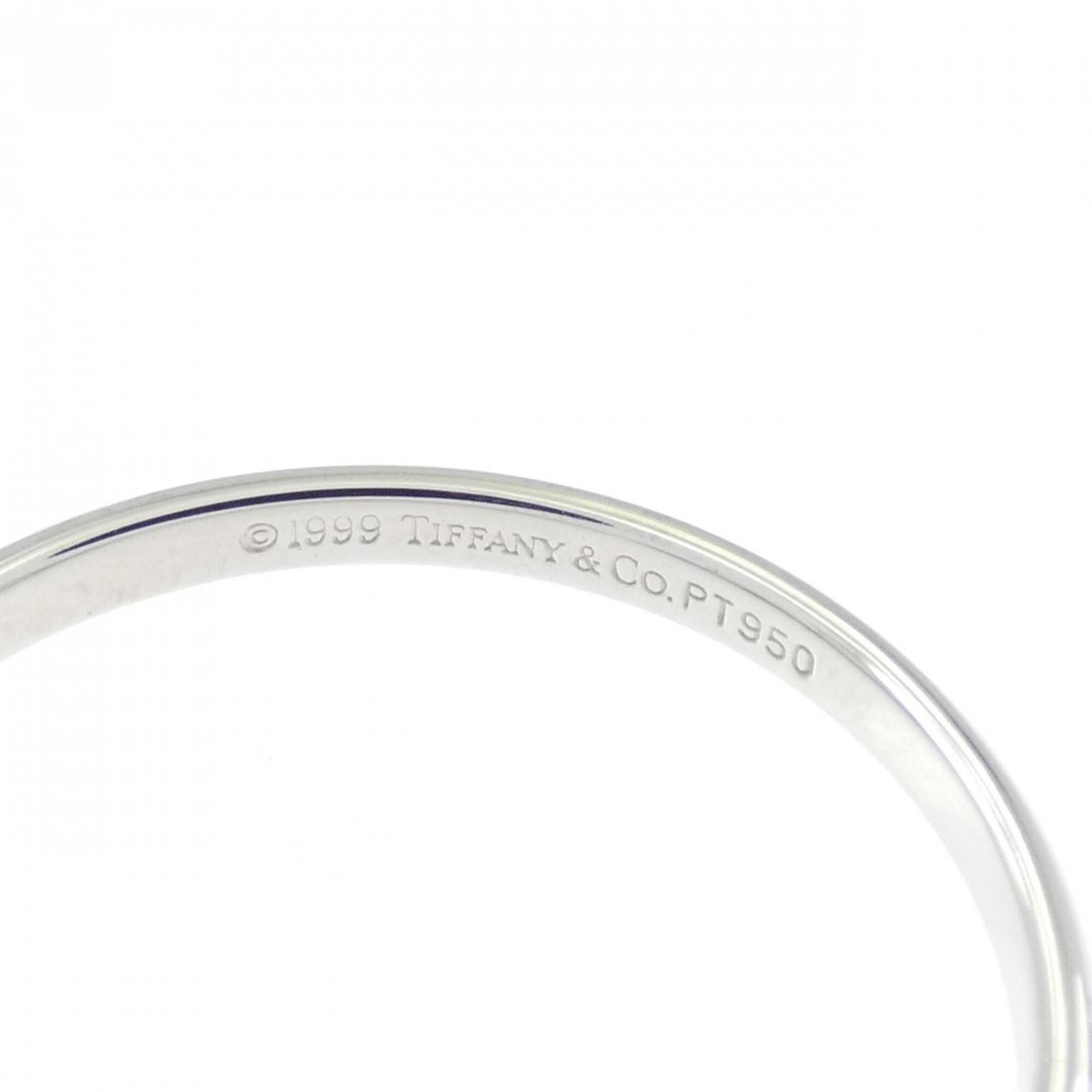 Tiffany Platinum Platinum 950 Band Ring (Pre-Owned)