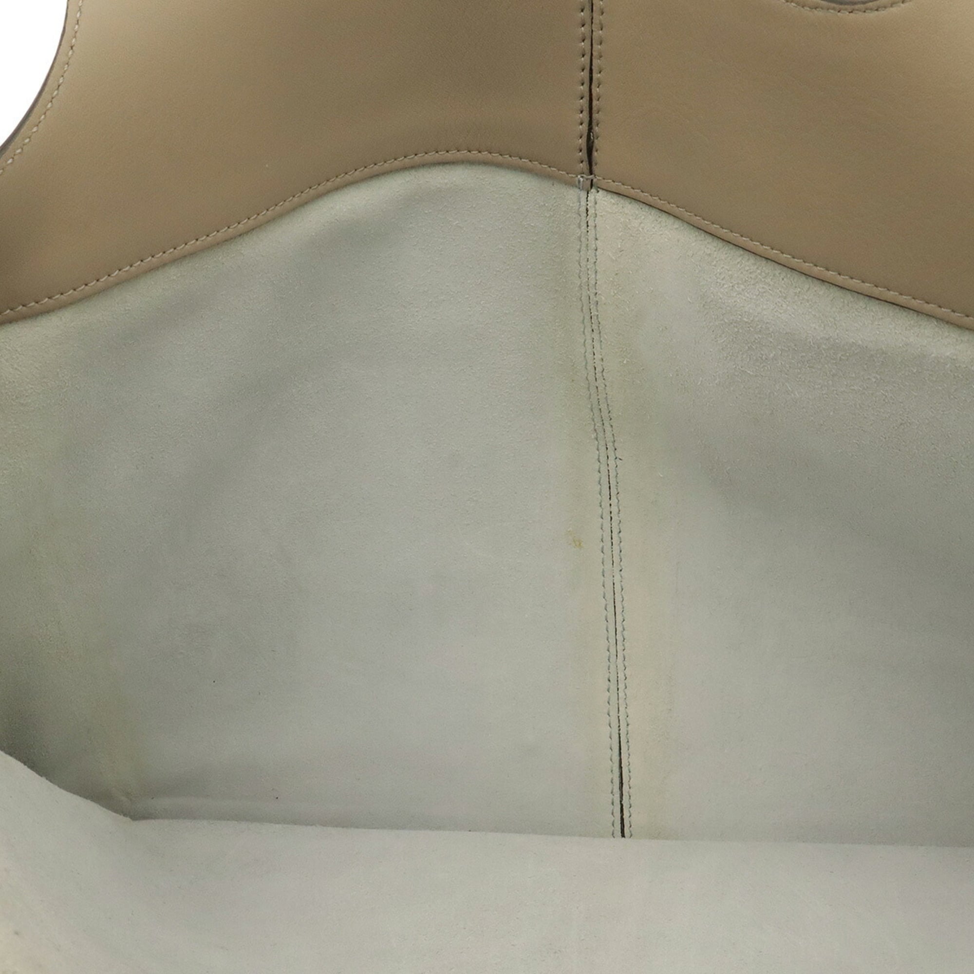 Celine Grayish Leather Shoulder Bag Tote Bag (Pre-Owned)