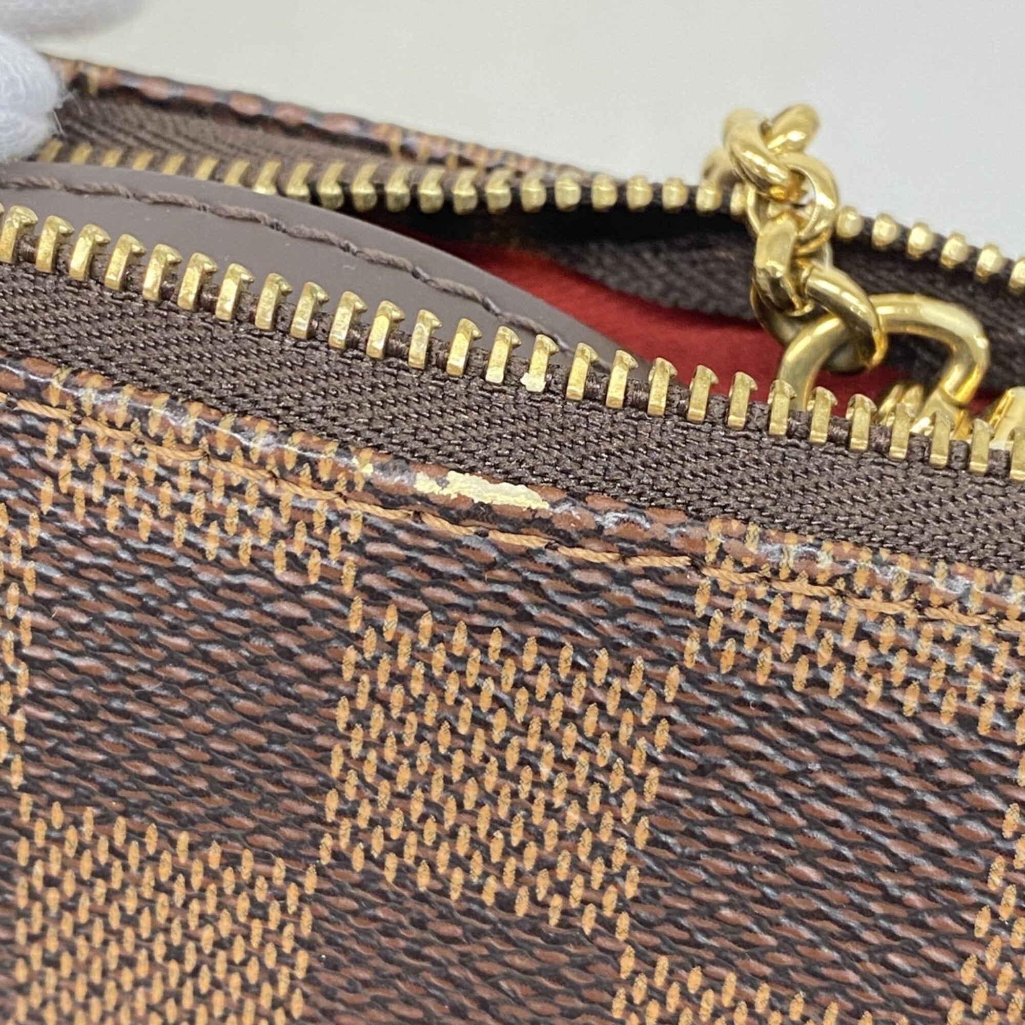 Louis Vuitton Ebene Handbag (Pre-Owned)