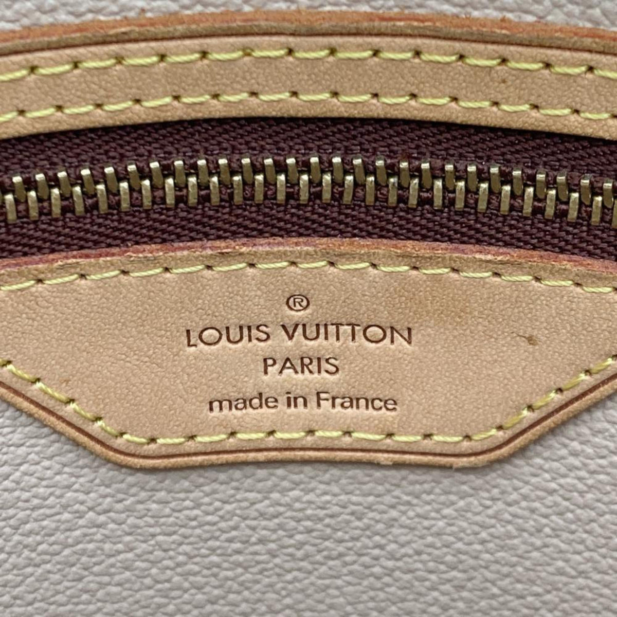 Louis Vuitton Brown Monogram Canvas Handbag Tote Bag (Pre-Owned)