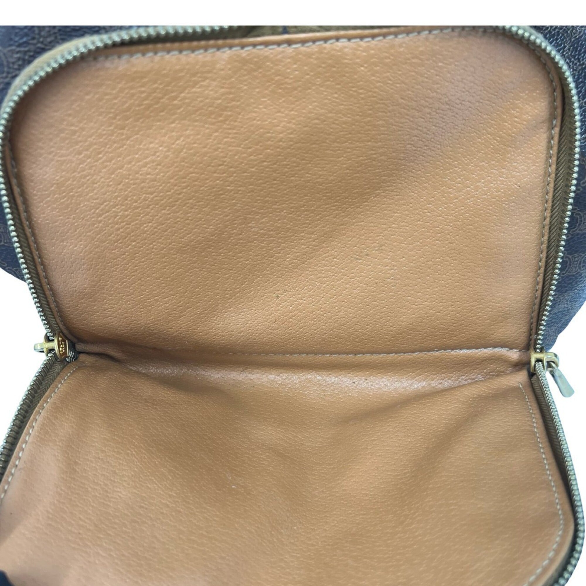 Celine Brown Pvc Leather Backpack (Pre-Owned)