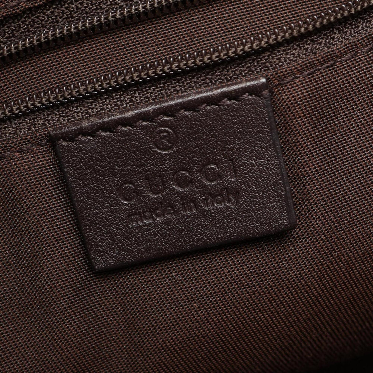Gucci Beige Brown Gg Canvas Leather Handbag Shoulder Bag (Pre-Owned)