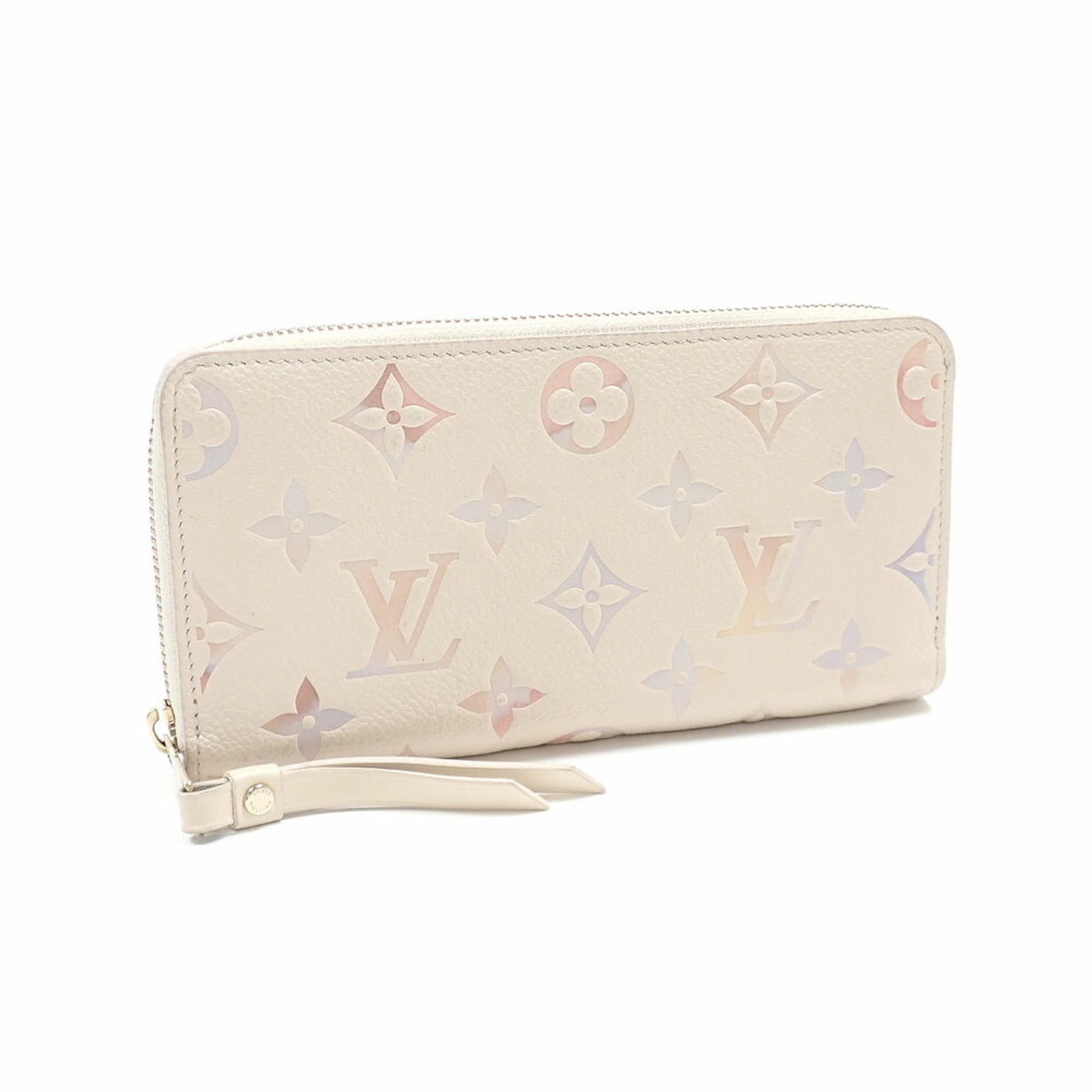 Louis Vuitton Beige Monogram Empreinte Long Wallet (Bi-Fold) (Pre-Owned)