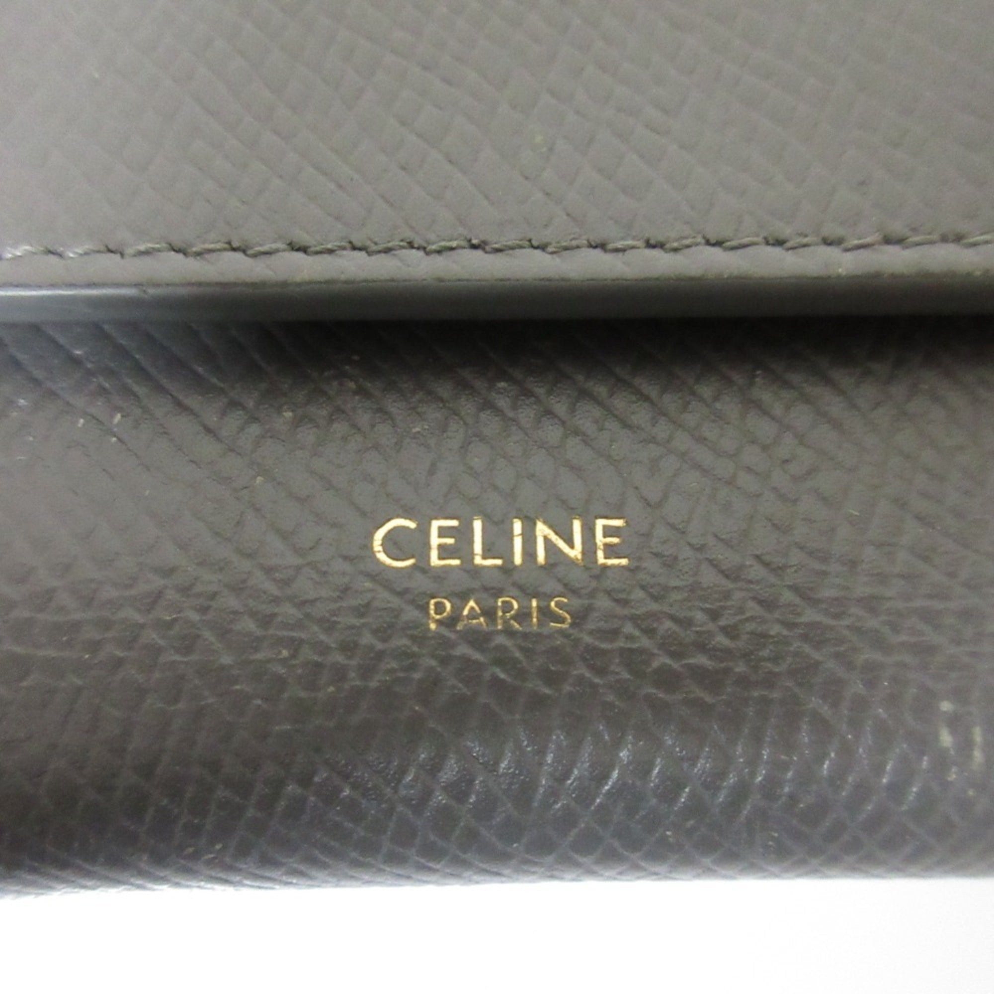 Celine Gray Wallet (Tri-Fold) (Pre-Owned)