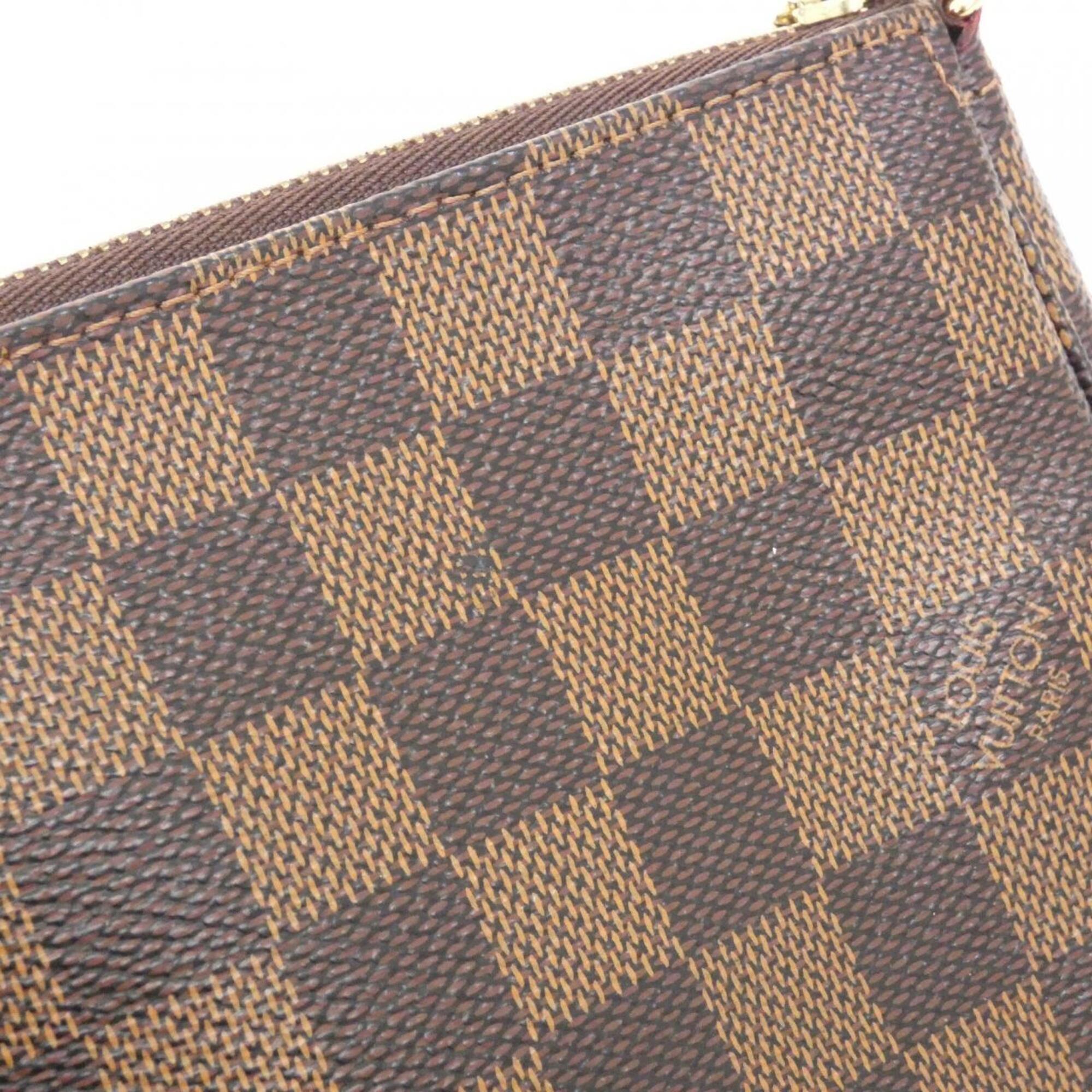Louis Vuitton Ebene Coated Canvas Pochette Pouch (Pre-Owned)