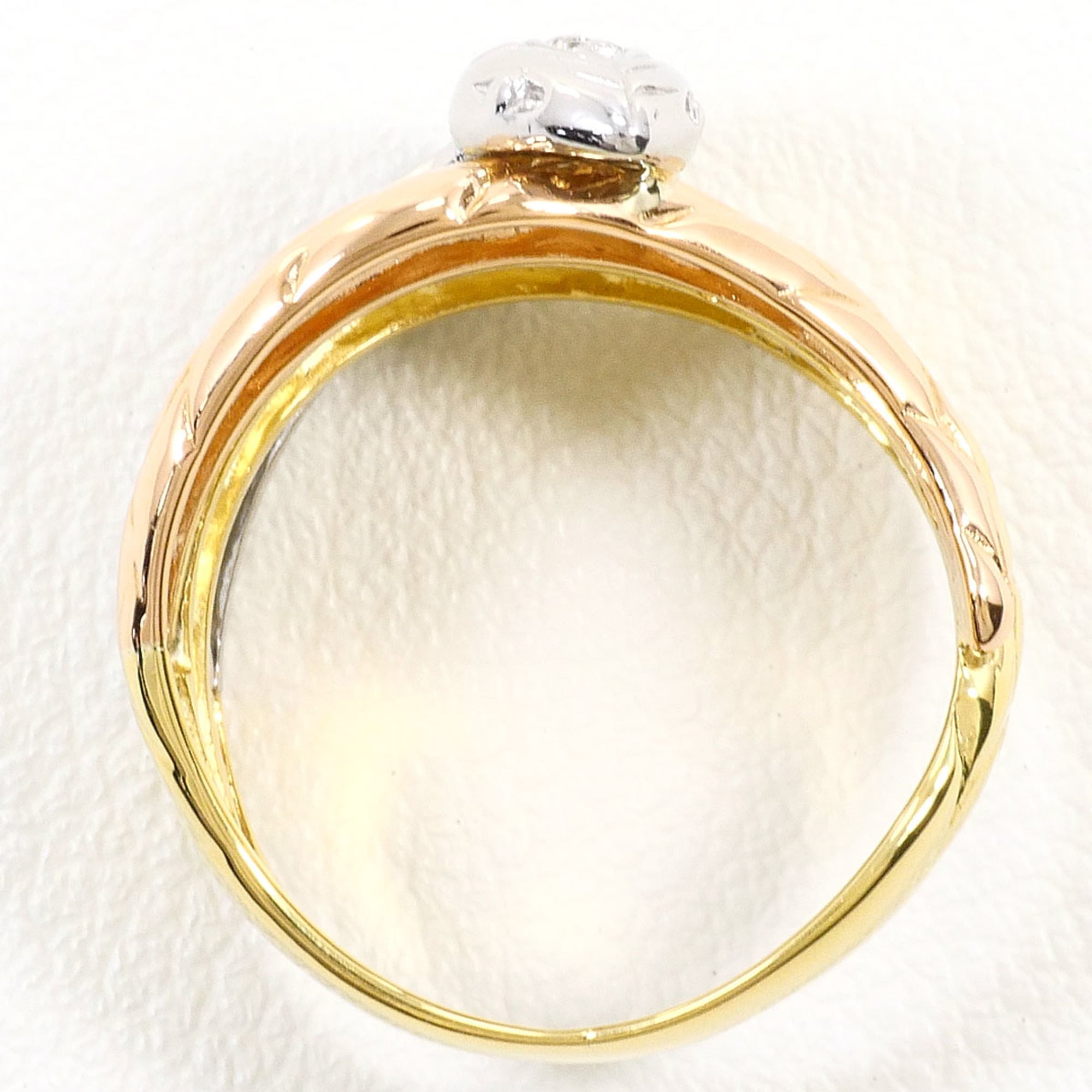 Unbranded Pink Gold Platinum Yellow Gold Yellow Gold (18K) Pink Gold (18K) Platinum 900 Band Ring (Pre-Owned)
