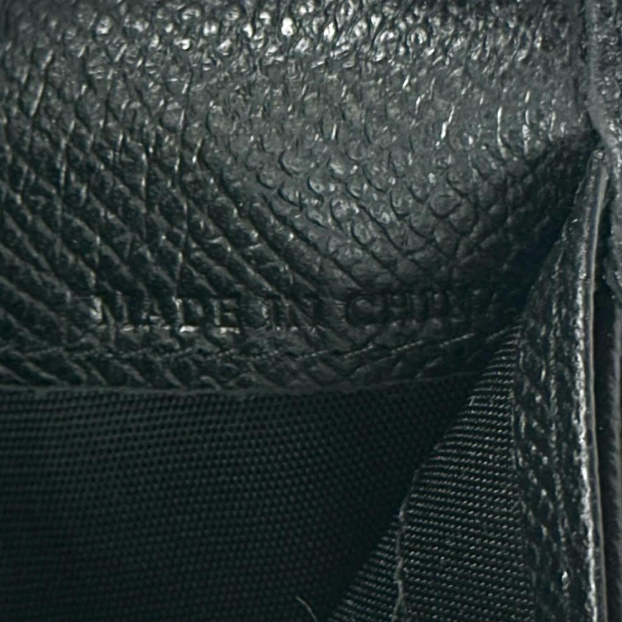 Bally Black Leather Long Wallet (Bi-Fold) (Pre-Owned)