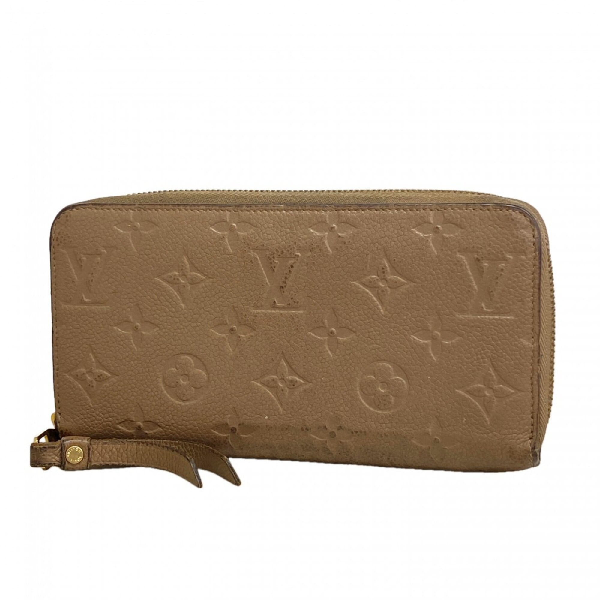 Louis Vuitton Taupe Long Wallet (Bi-Fold) (Pre-Owned)