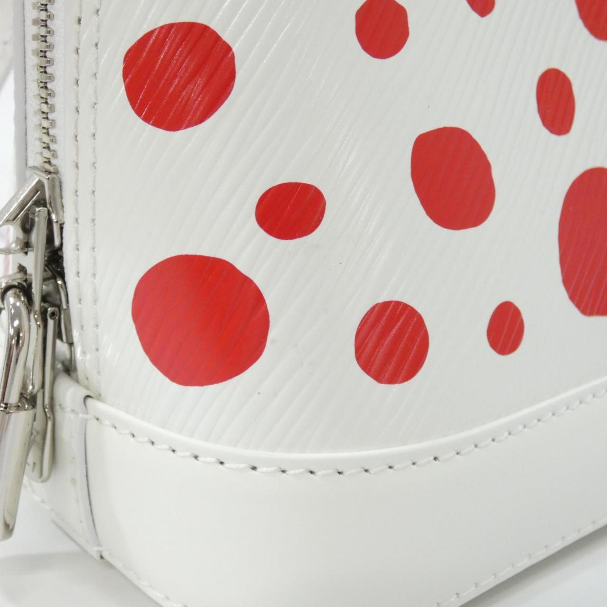 Louis Vuitton Blanc Rouge Leather Handbag (Pre-Owned)